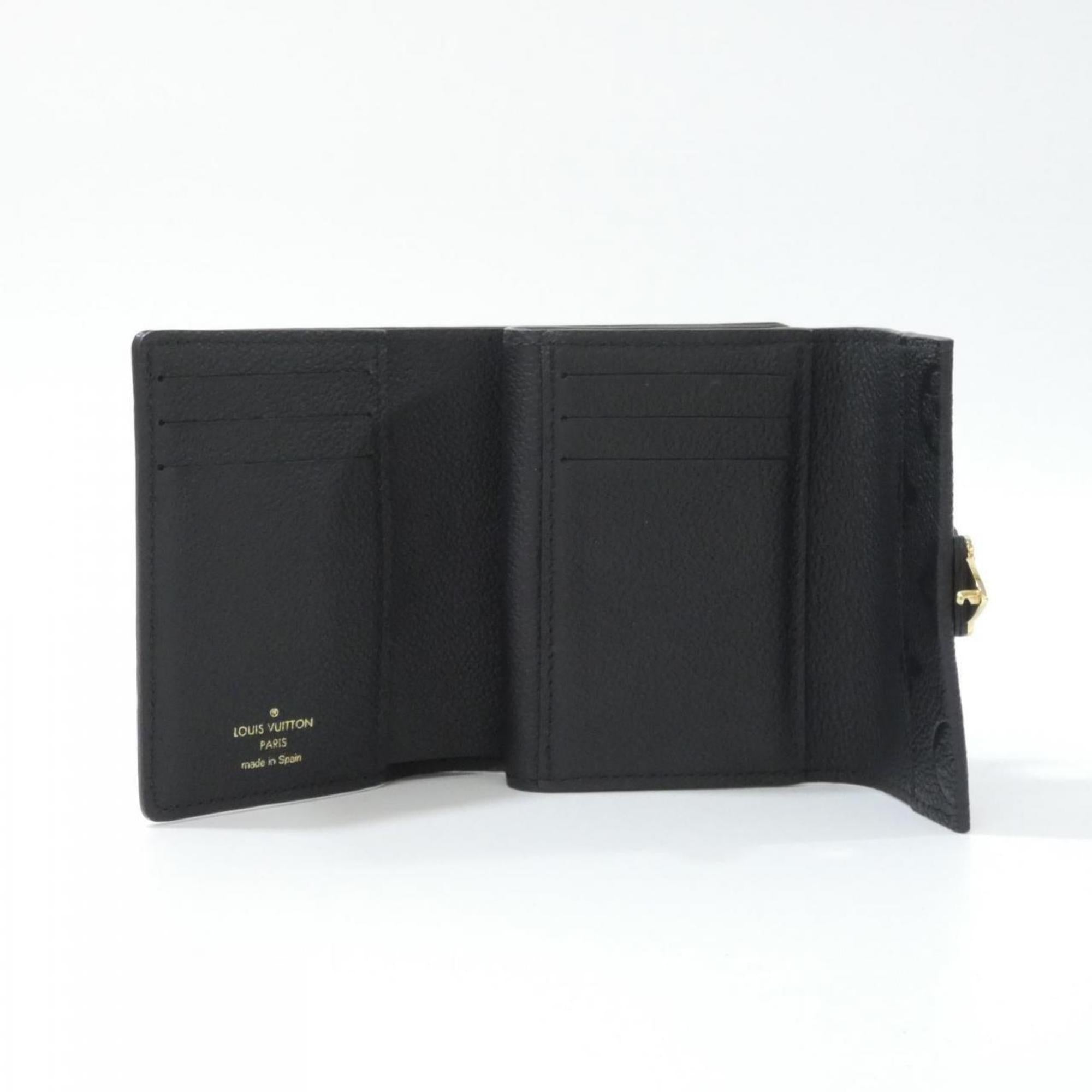 Louis Vuitton Black Monogram Monogram Empreinte Leather Wallet (Bi-Fold) (Pre-Owned)