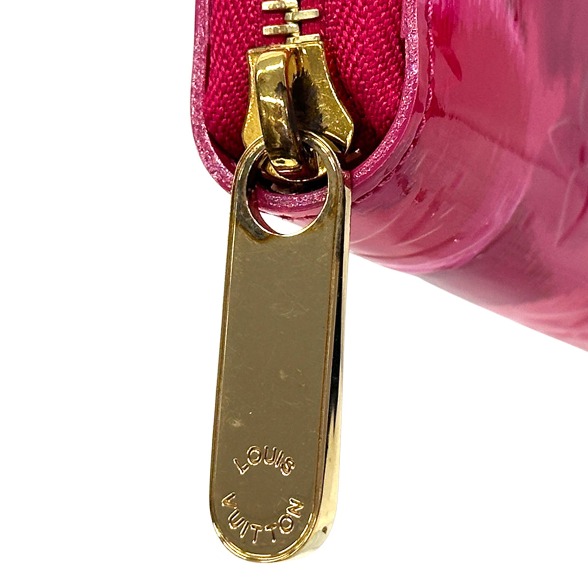 Louis Vuitton Indian Rose Pink Monogram Vernis Long Wallet (Bi-Fold) (Pre-Owned)