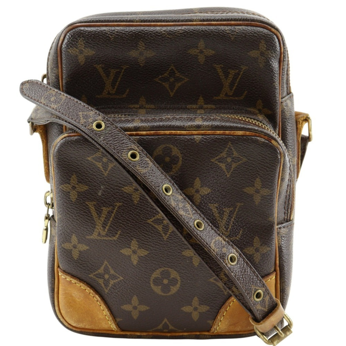 Louis Vuitton Brown Damier Canvas Shoulder Bag (Pre-Owned)