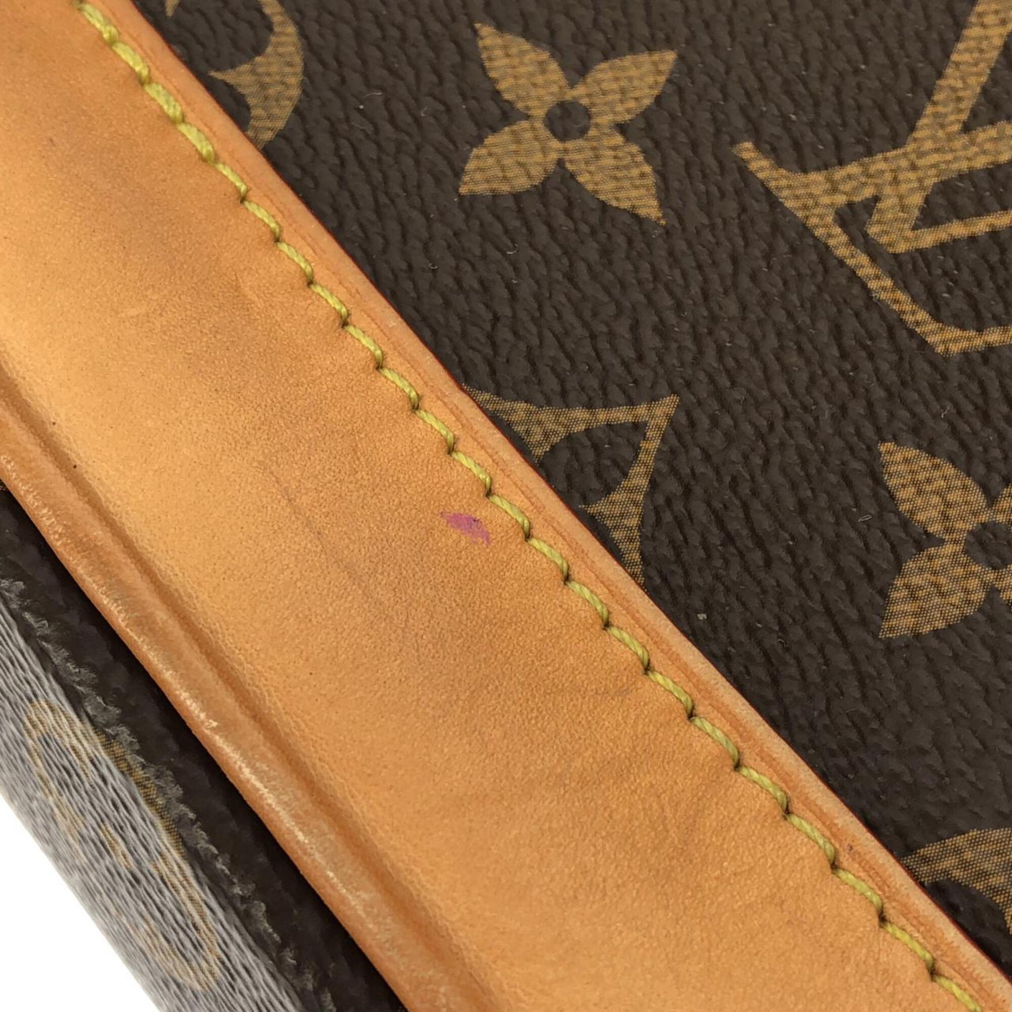 Louis Vuitton Marron Coated Canvas Backpack (Pre-Owned)