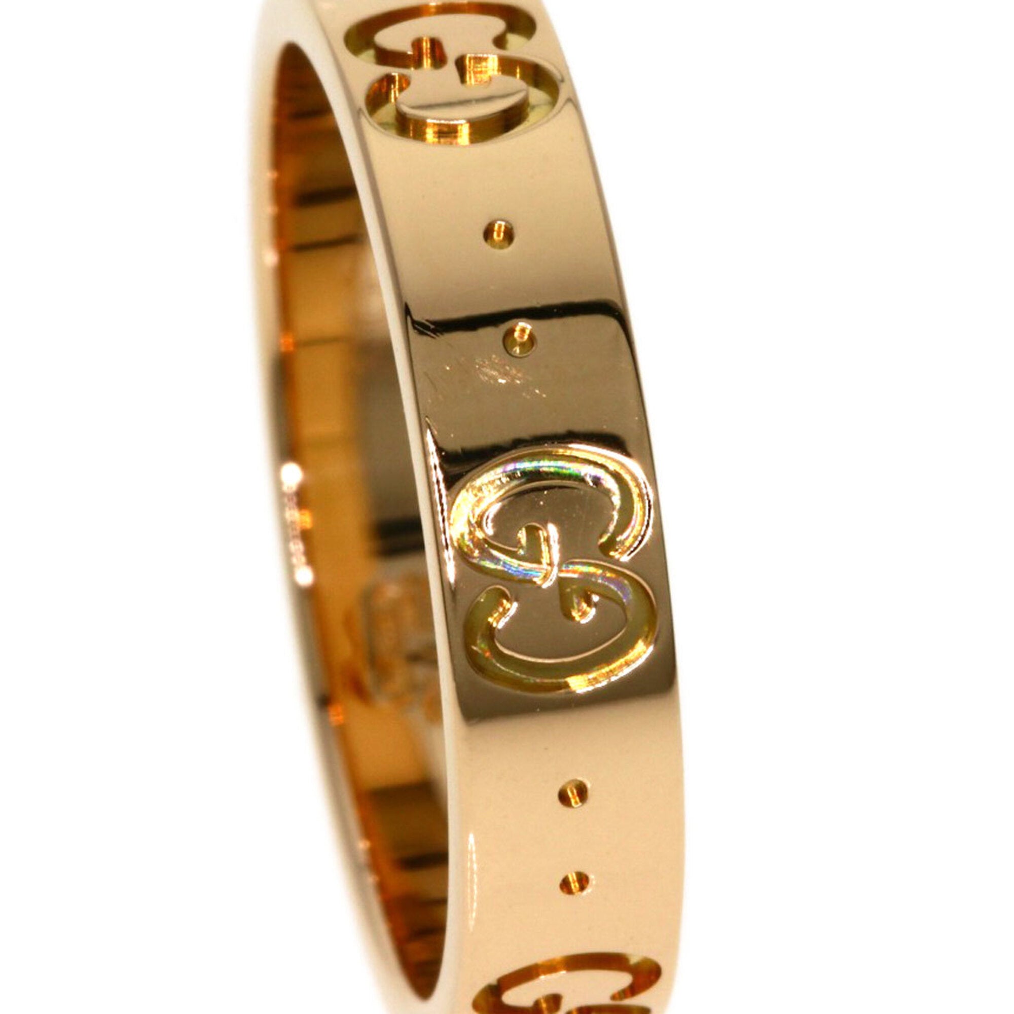 Gucci Icon Pink Gold (18K) Band Ring (Pre-Owned)