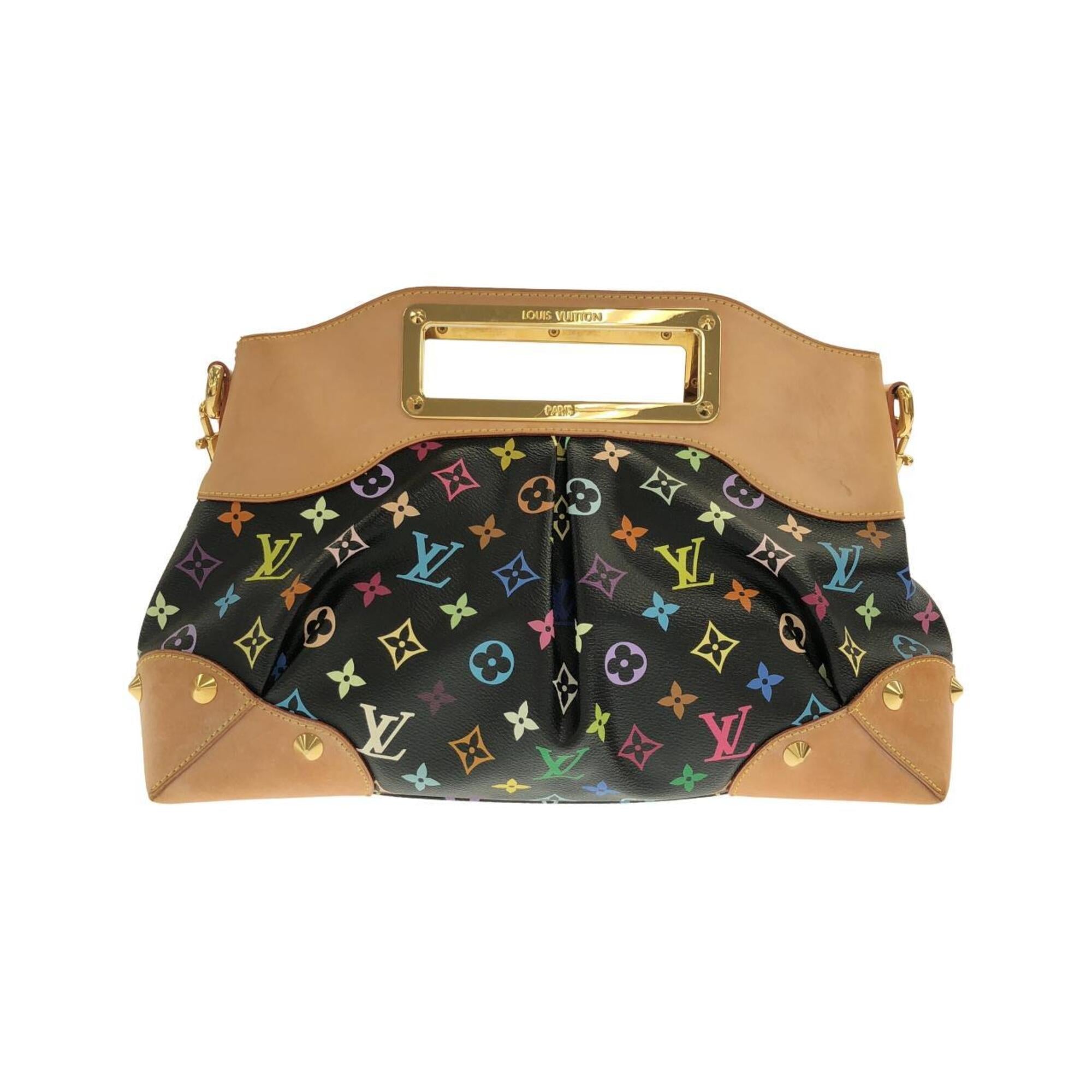Louis Vuitton Black Coated Canvas Handbag (Pre-Owned)