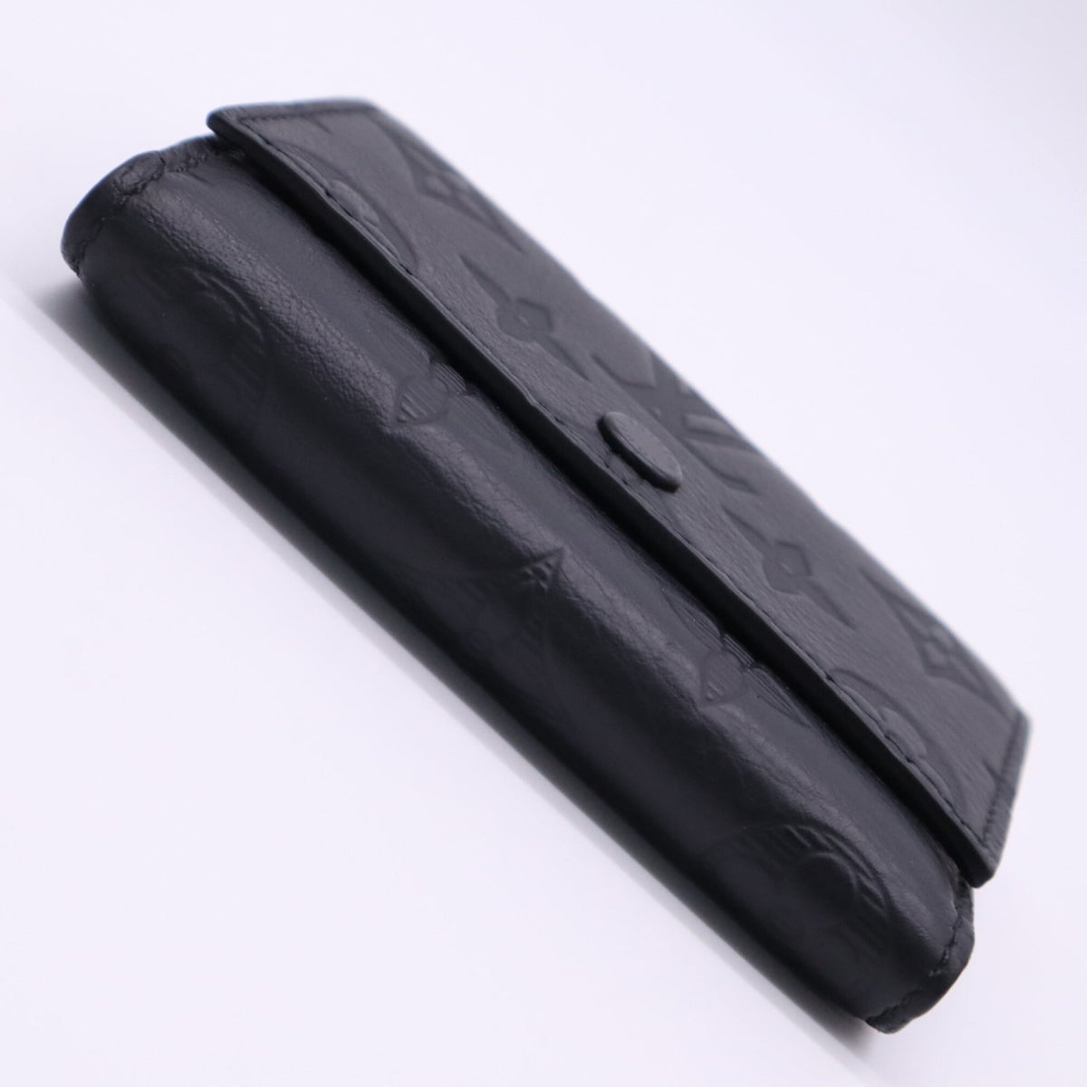 Louis Vuitton Monogram Shadow Black Monogram Shadow Wallet (Tri-Fold) (Pre-Owned)