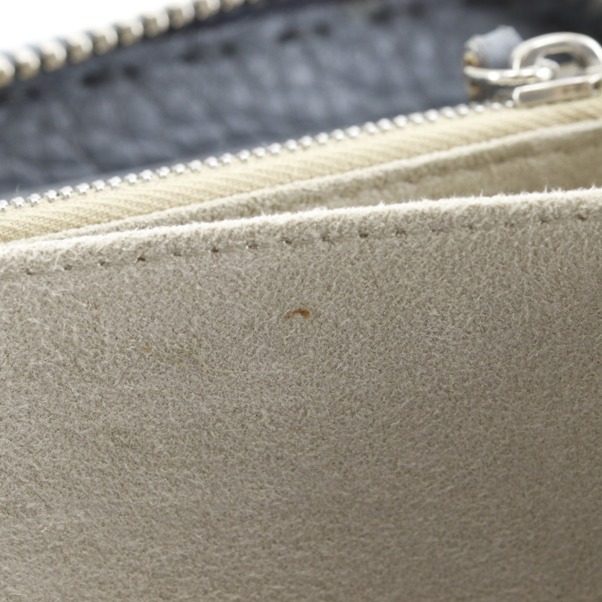Fendi Selleria Light Blue Leather Long Wallet (Bi-Fold) (Pre-Owned)