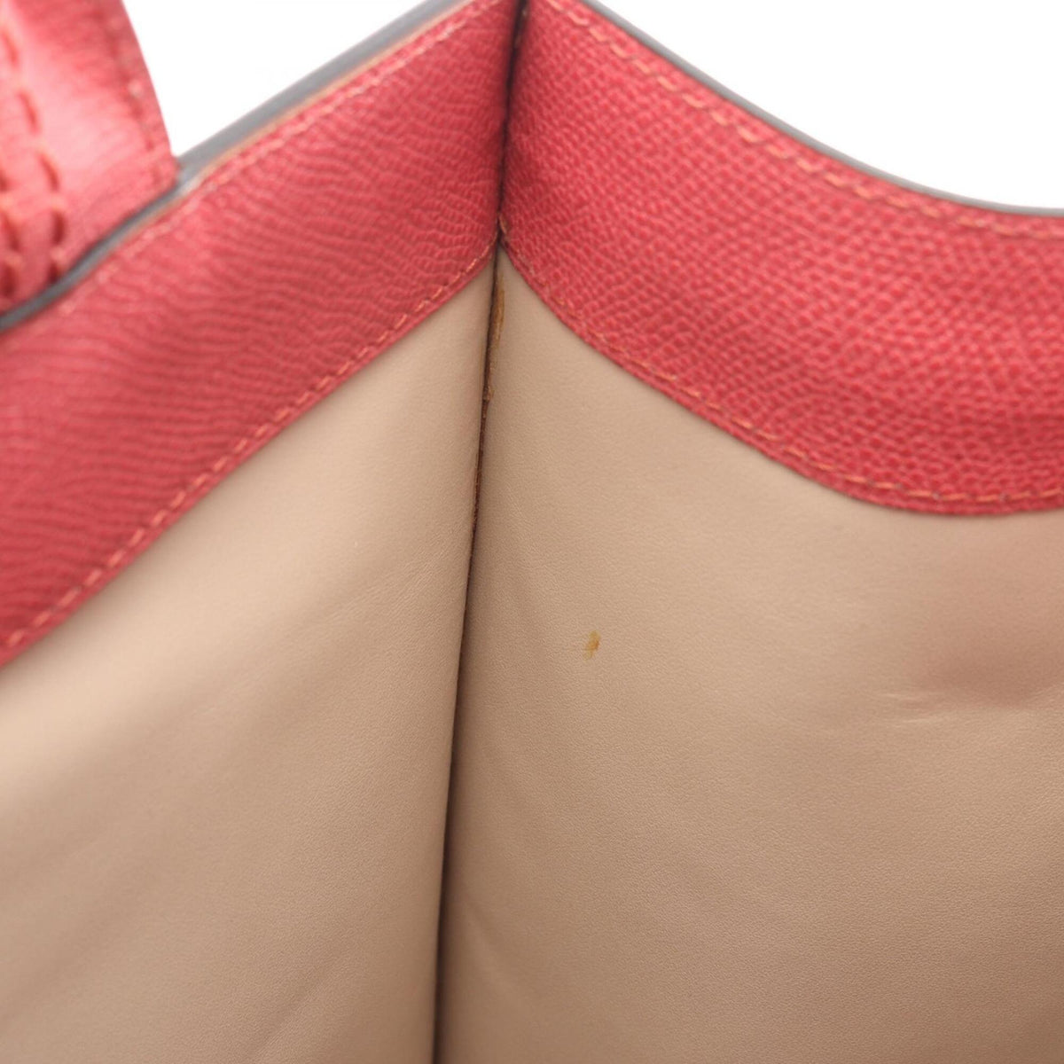 Valextra Pink Leather Handbag Tote Bag (Pre-Owned)
