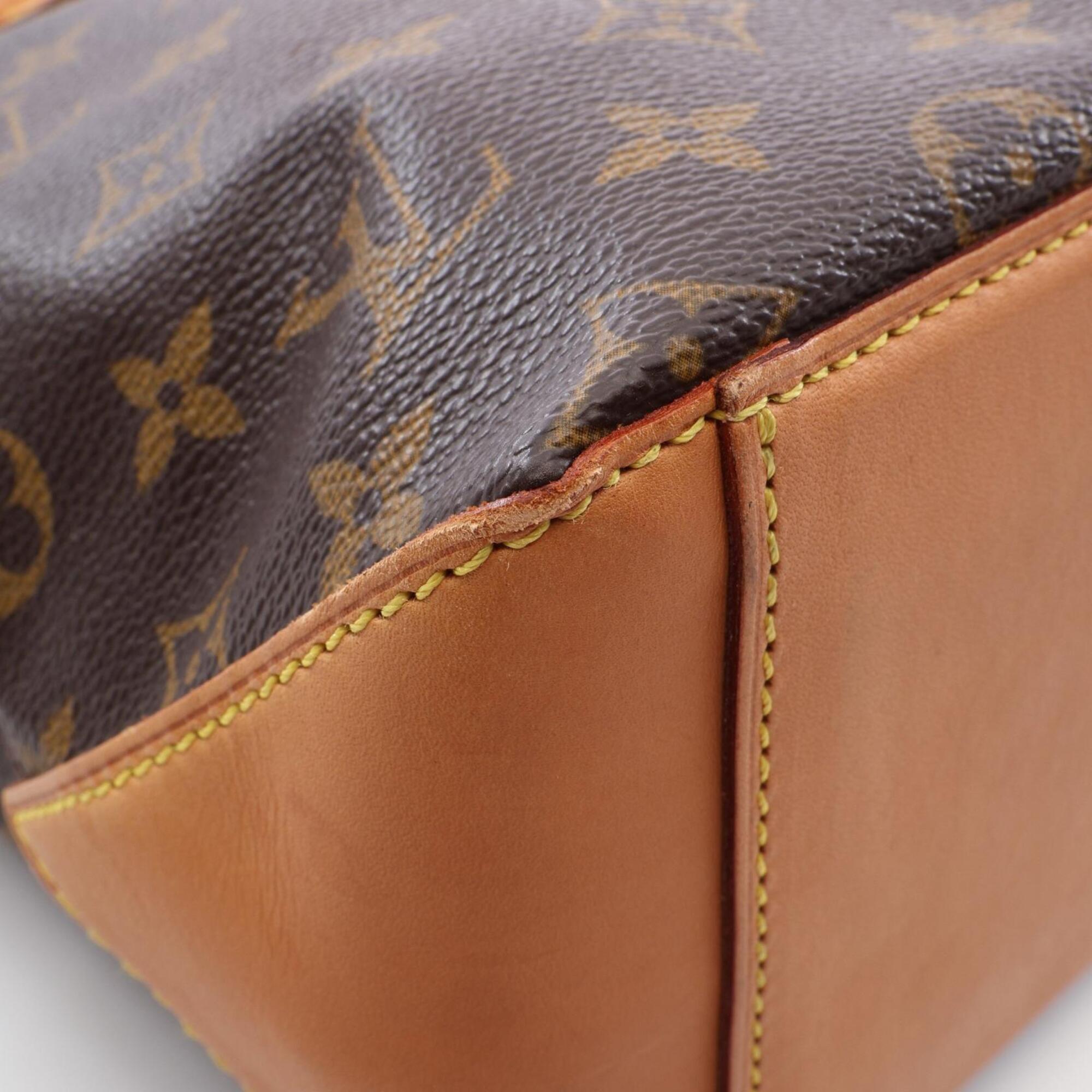 Louis Vuitton Brown Monogram Coated Canvas Pvc Monogram Leather Handbag Shoulder Bag (Pre-Owned)