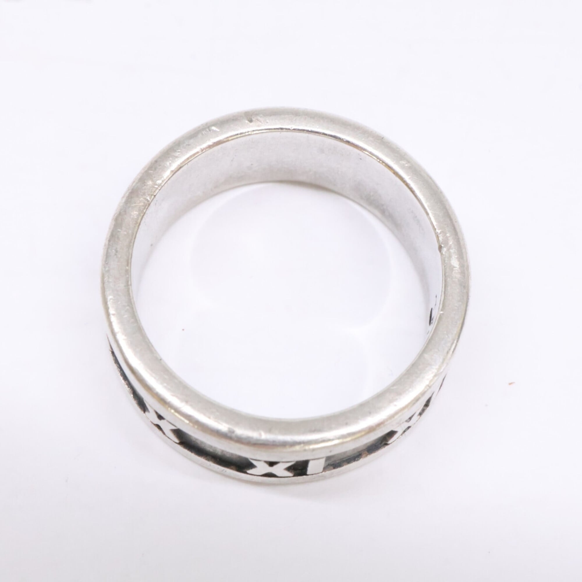 Tiffany Silver Silver 925 Band Ring (Pre-Owned)