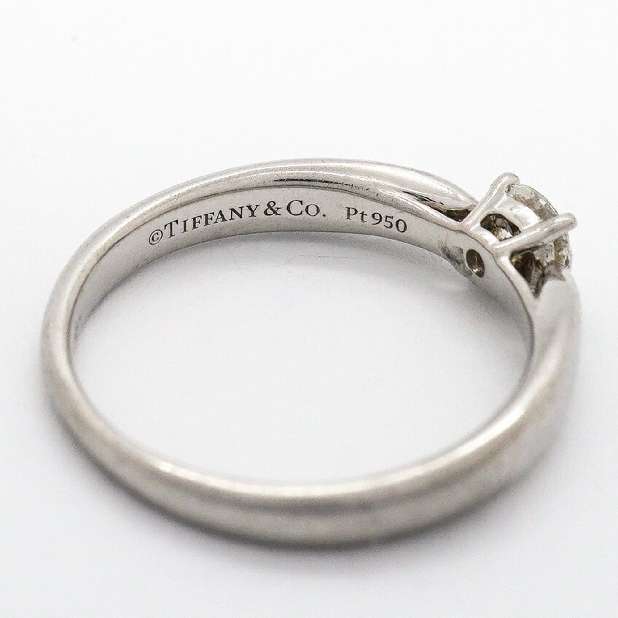 Tiffany Platinum 950 Band Ring (Pre-Owned)