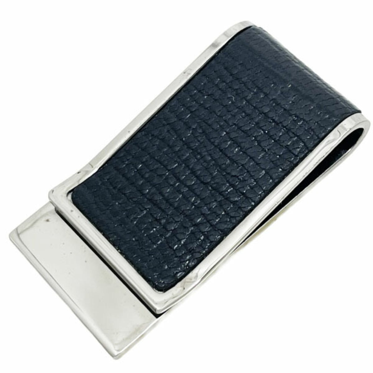 Gucci Black Leather Metal Money Clip (Pre-Owned)