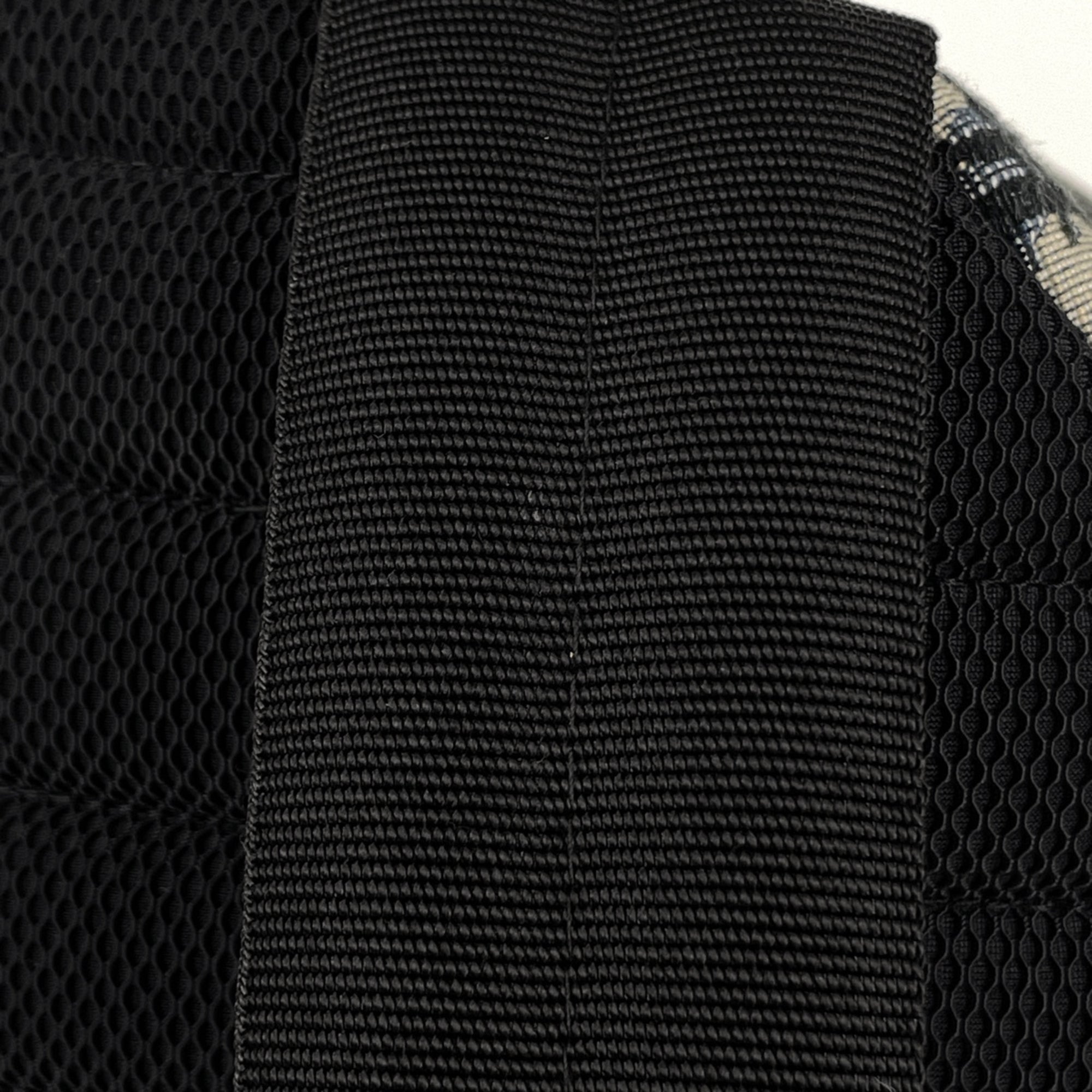 Christian Dior Black Blue Canvas Leather Backpack (Pre-Owned)