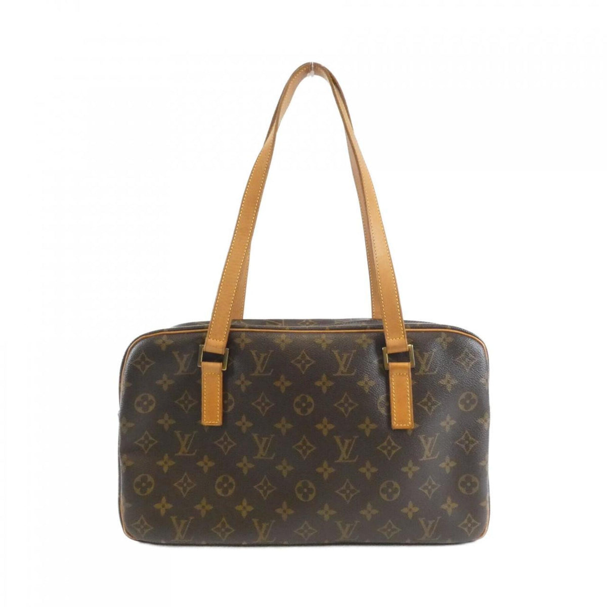 Louis Vuitton Brown Coated Canvas Shoulder Bag (Pre-Owned)