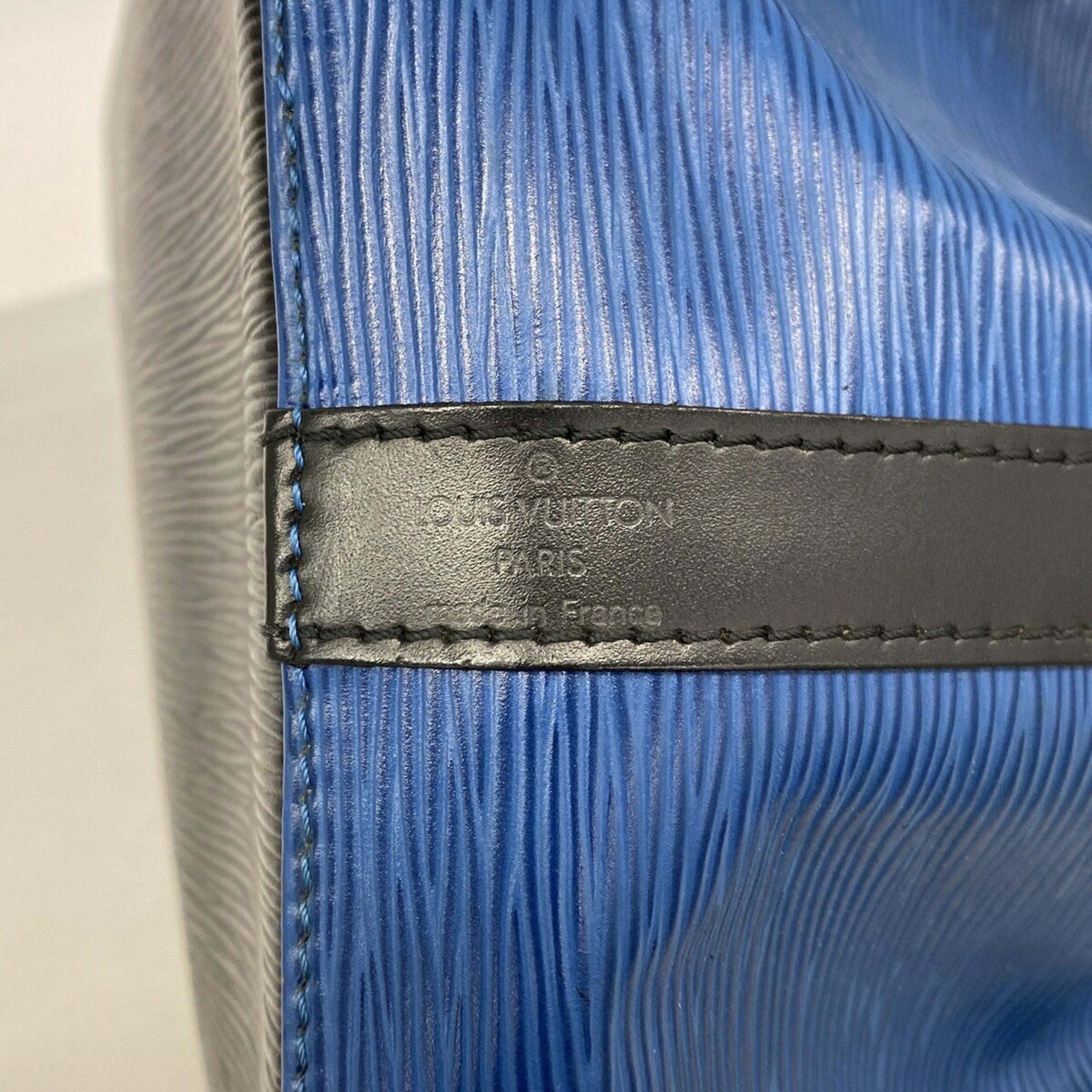 Louis Vuitton Noir Toledo Blue Shoulder Bag (Pre-Owned)