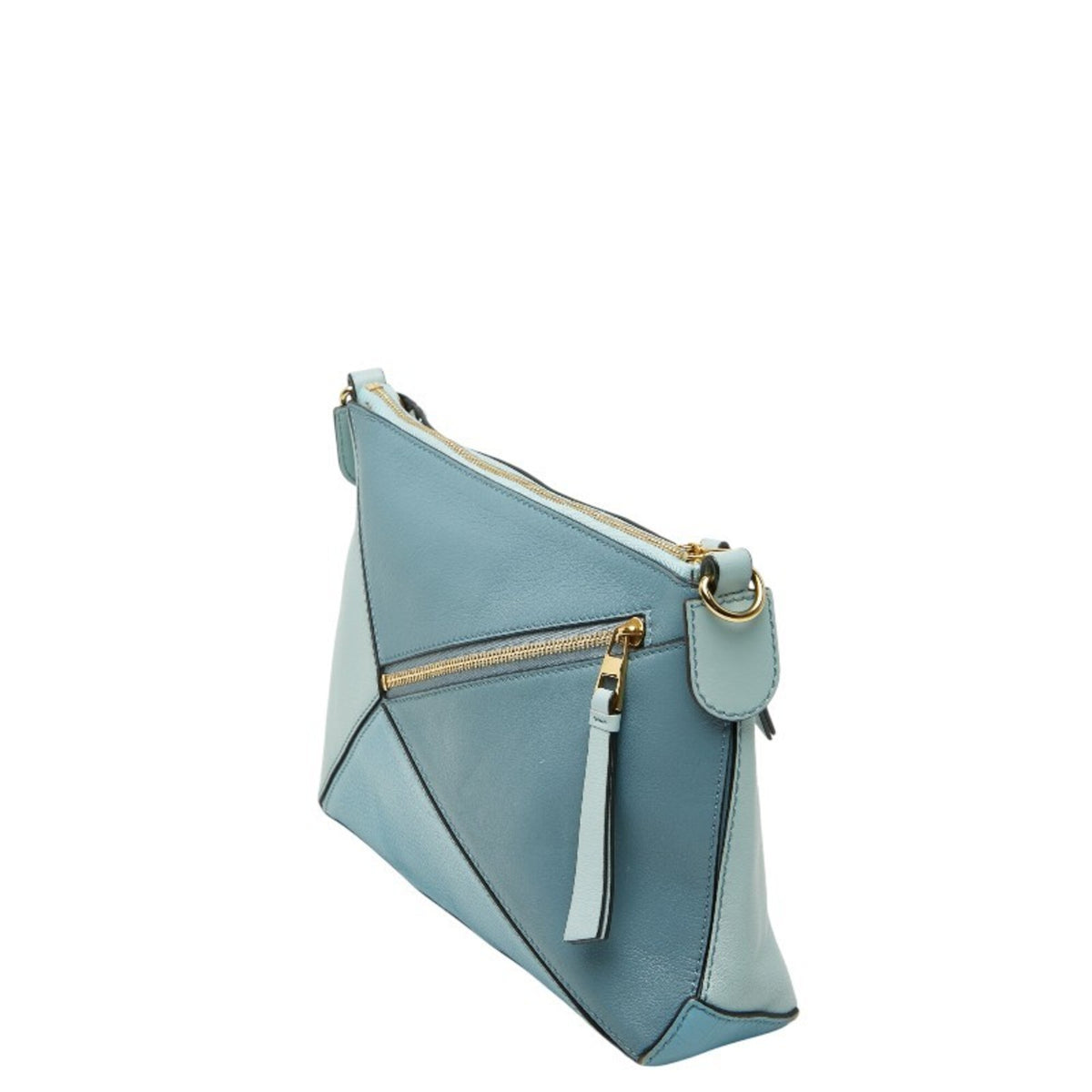 Loewe Blue Leather Shoulder Bag (Pre-Owned)