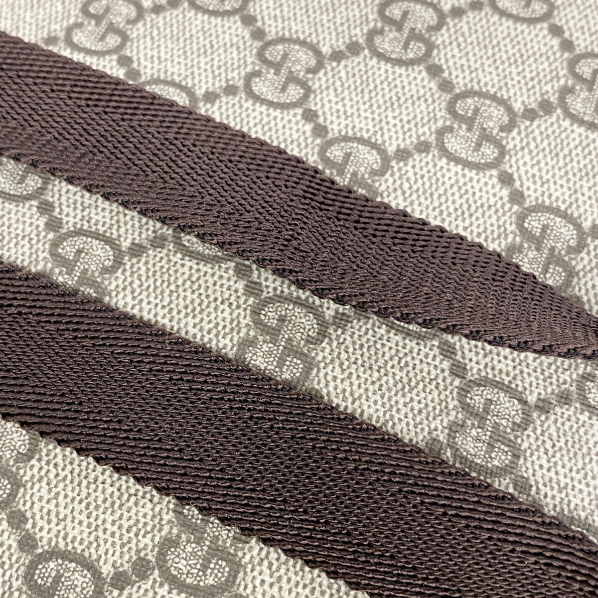 Gucci Beige Brown Pvc Backpack (Pre-Owned)
