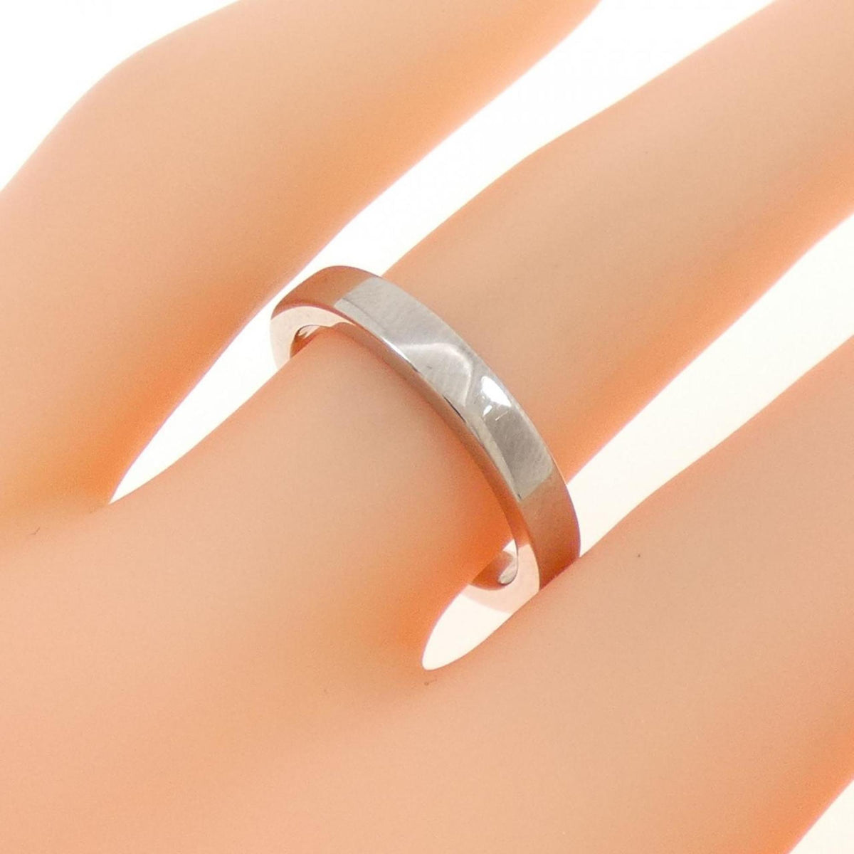 Bvlgari Platinum Platinum 950 Band Ring (Pre-Owned)