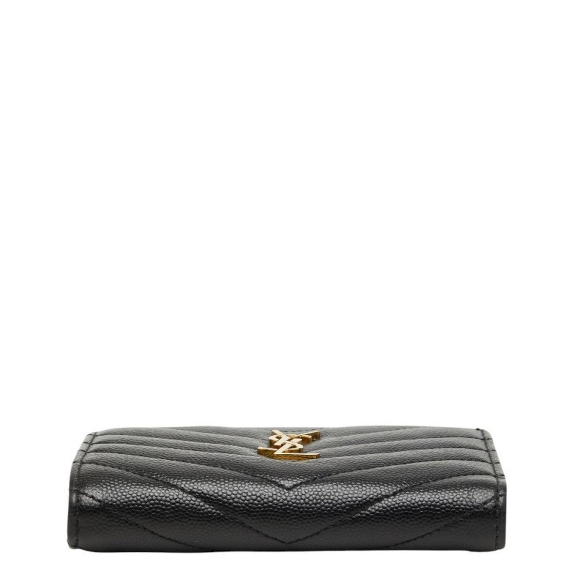 Saint Laurent Black Leather Wallet (Bi-Fold) (Pre-Owned)