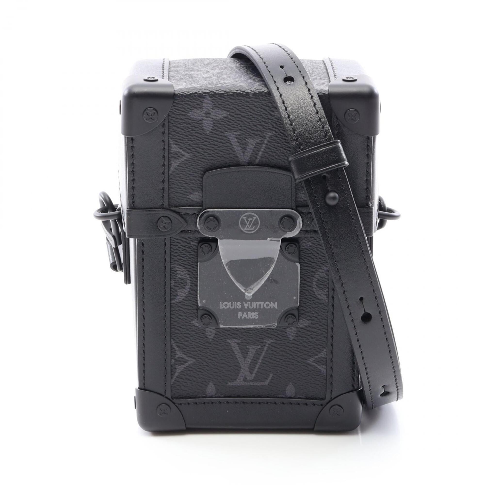 Louis Vuitton Black Coated Canvas Pvc Monogram Eclipse Leather Handbag Shoulder Bag (Pre-Owned)