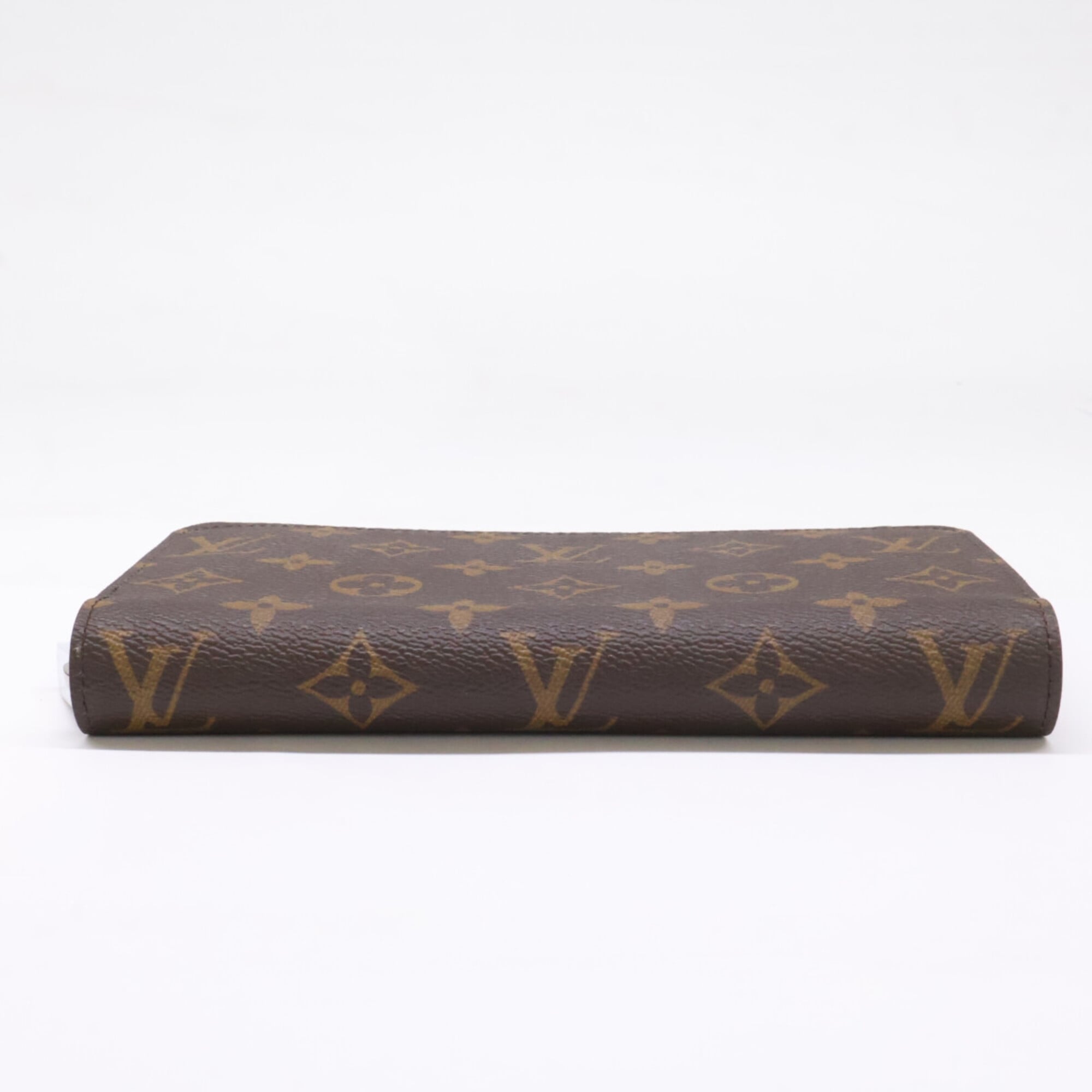 Louis Vuitton Silver Marron Monogram Long Wallet (Bi-Fold) (Pre-Owned)