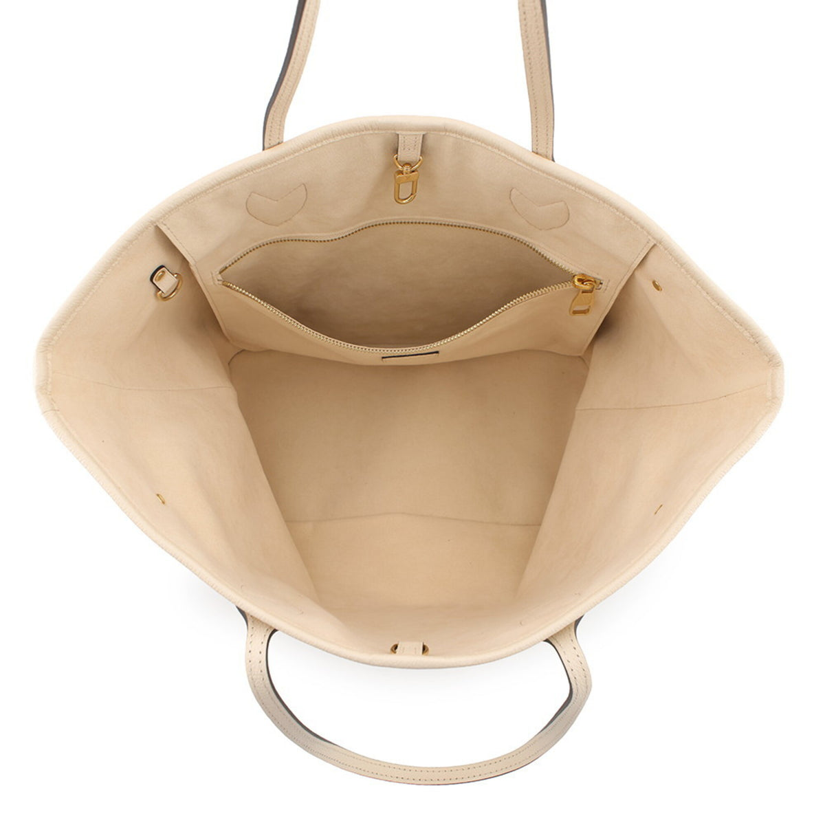 Louis Vuitton Cream Monogram Empreinte Tote Bag (Pre-Owned)