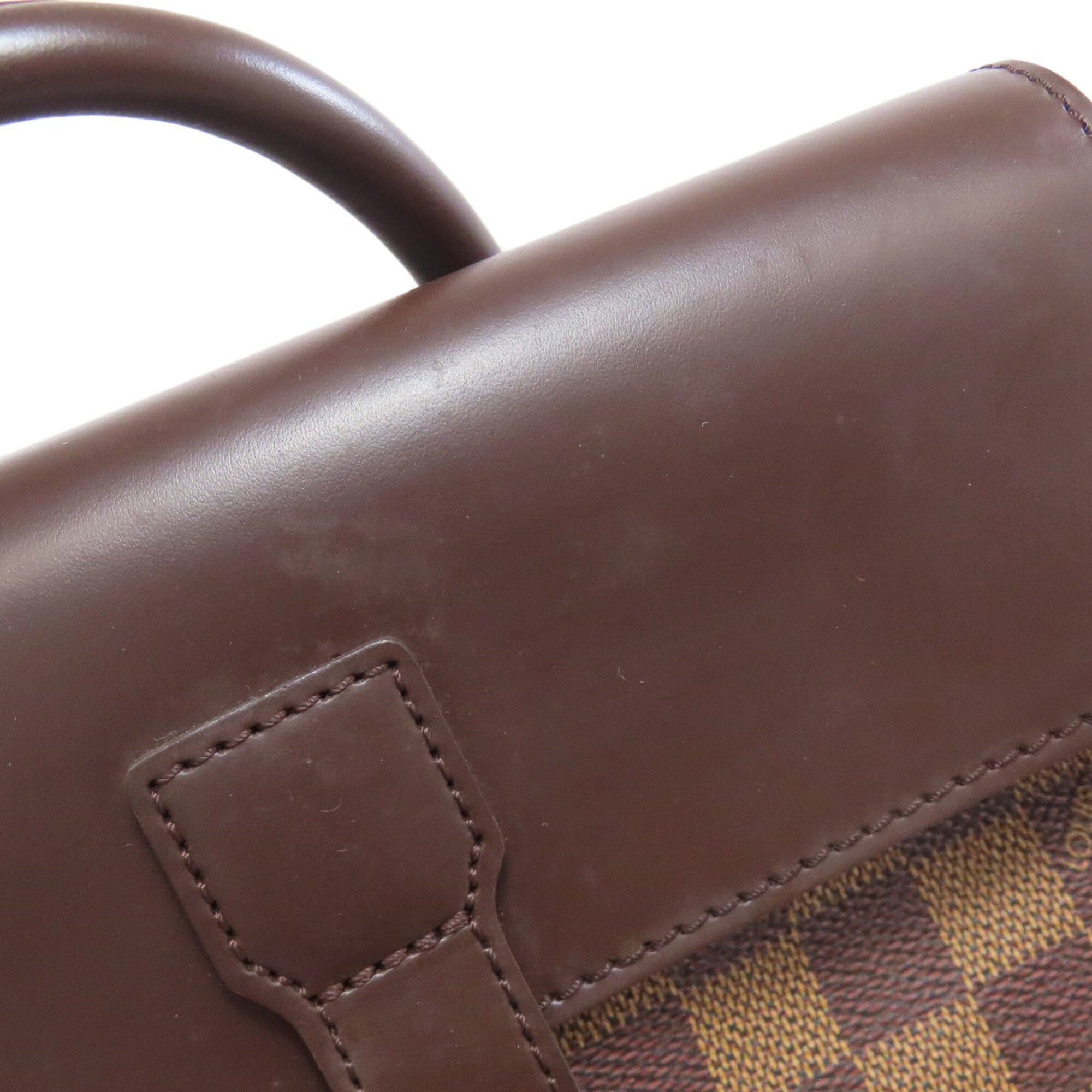 Louis Vuitton Brown Damier Canvas Ebene Damier Canvas Backpack (Pre-Owned)