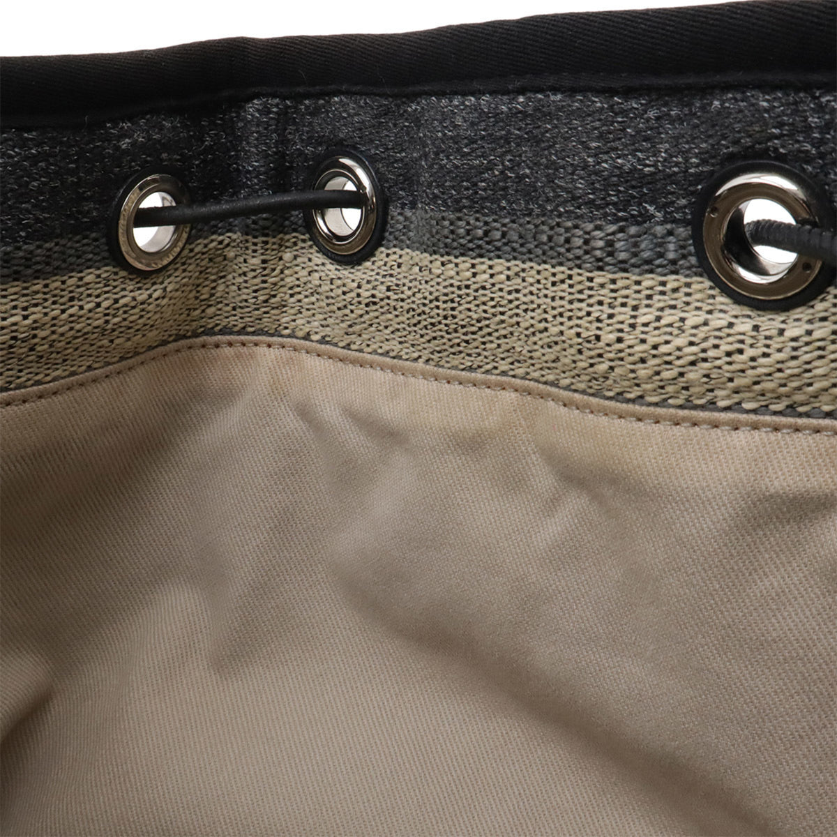 Chanel Black Multi-Color Canvas Leather Shoulder Bag (Pre-Owned)