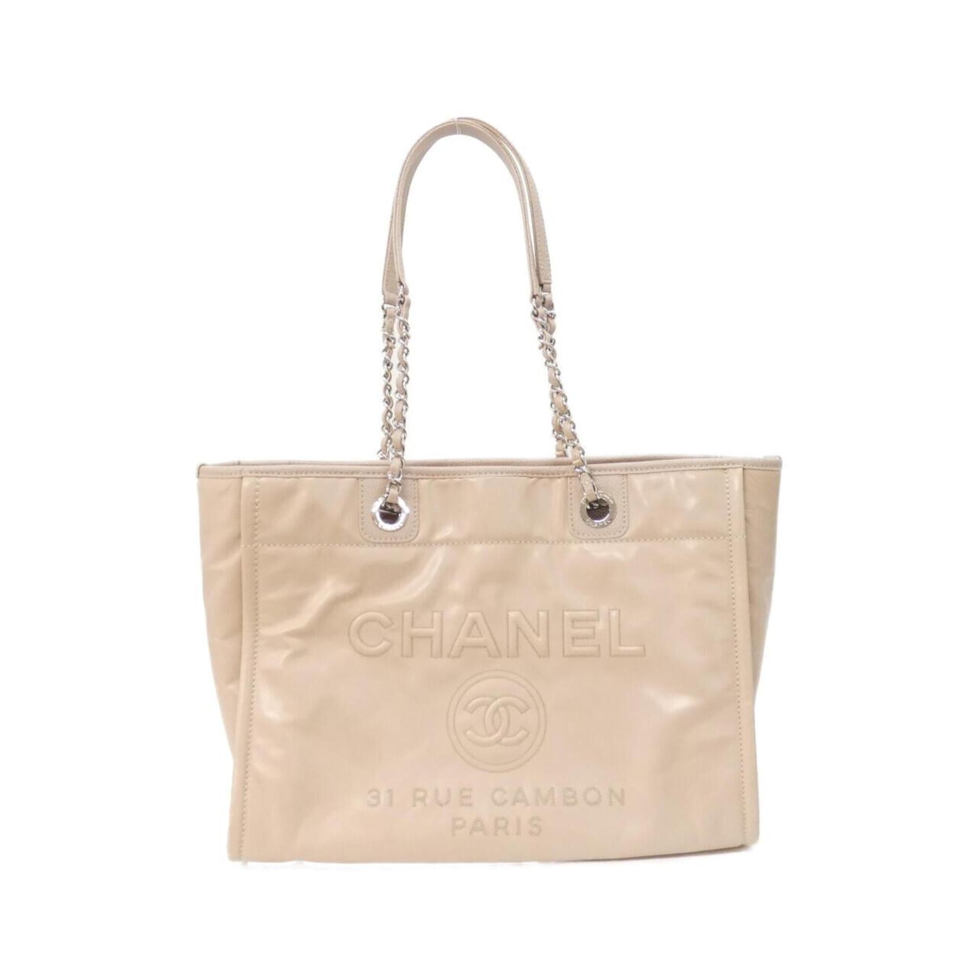 Chanel Pink Leather Grained Calfskin Handbag (Pre-Owned)