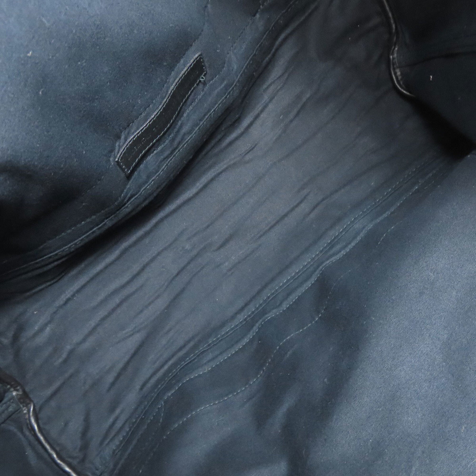 Balenciaga Black Canvas Pouch Tote Bag (Pre-Owned)
