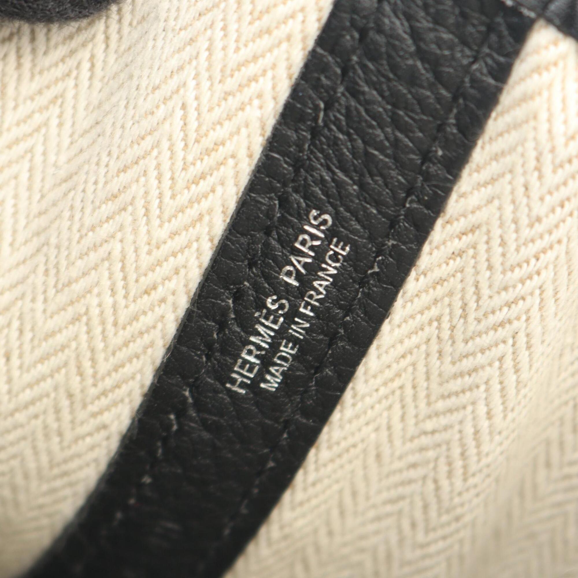 Hermes Black Negonda Leather Leather Handbag Tote Bag (Pre-Owned)