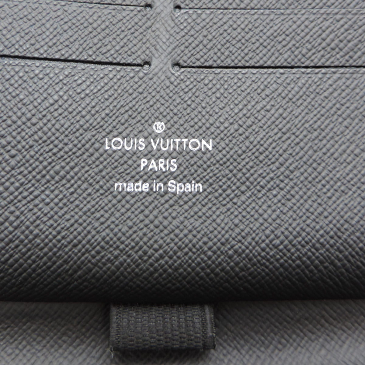 Louis Vuitton Black Blue Noir Damier Graphite Long Wallet (Bi-Fold) (Pre-Owned)