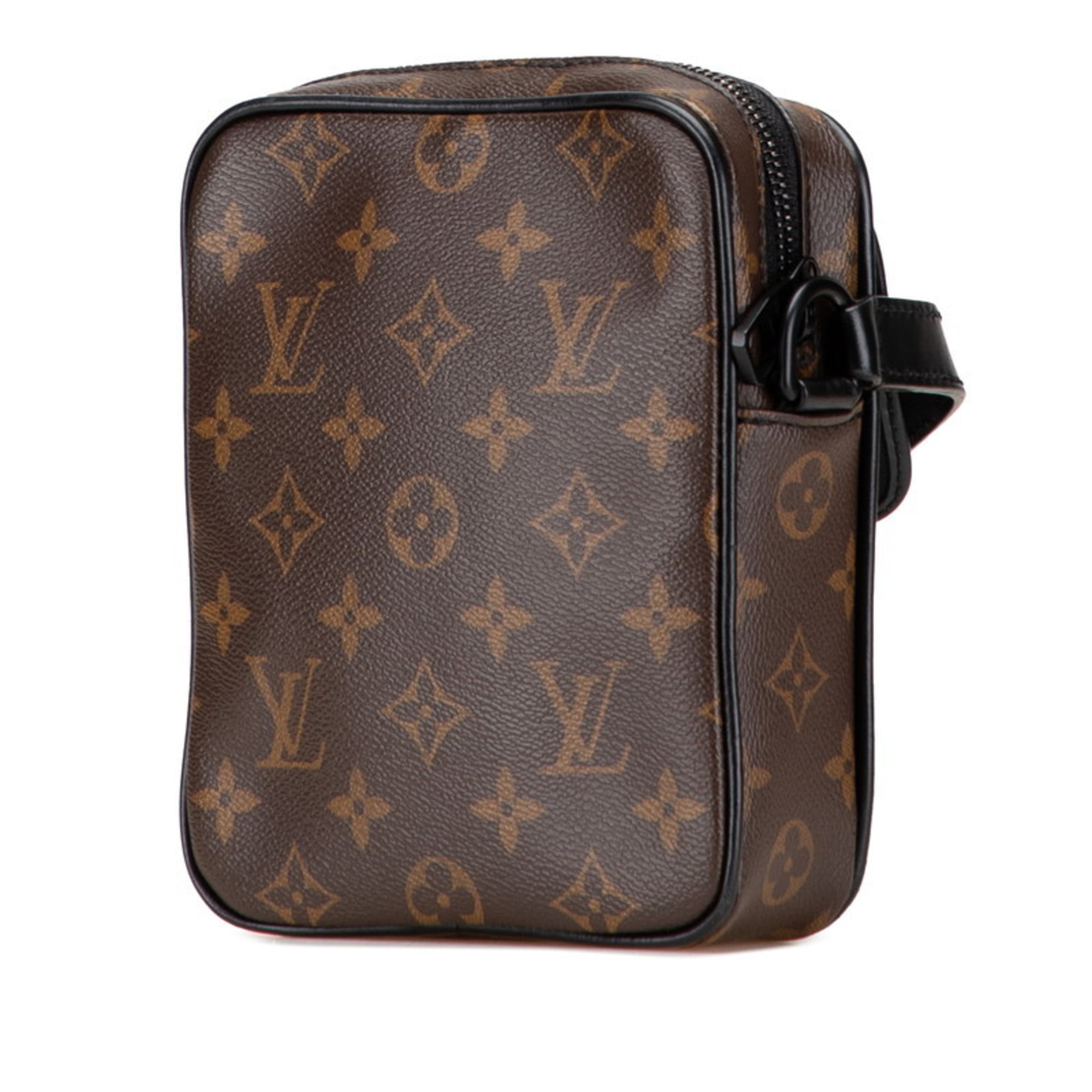 Louis Vuitton Monogram Macassar Black Brown Pvc Leather Shoulder Bag (Pre-Owned)