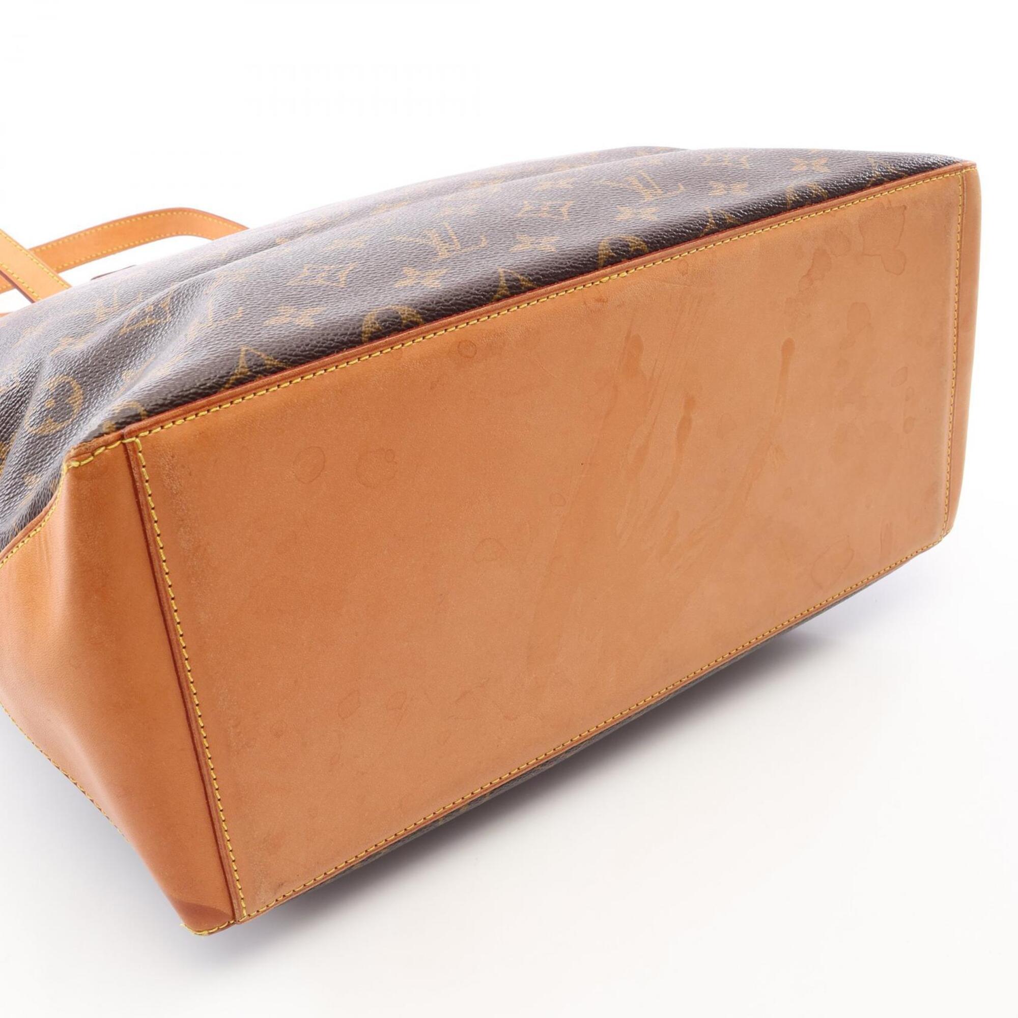 Louis Vuitton Brown Coated Canvas Pvc Monogram Leather Handbag Tote Bag (Pre-Owned)
