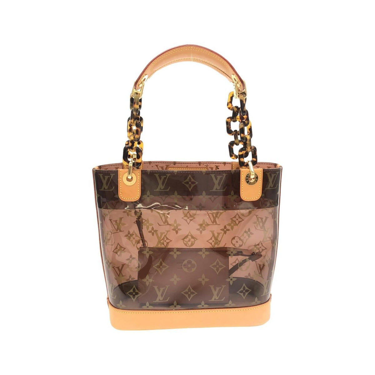 Louis Vuitton Brown Marron Pvc Leather Handbag (Pre-Owned)