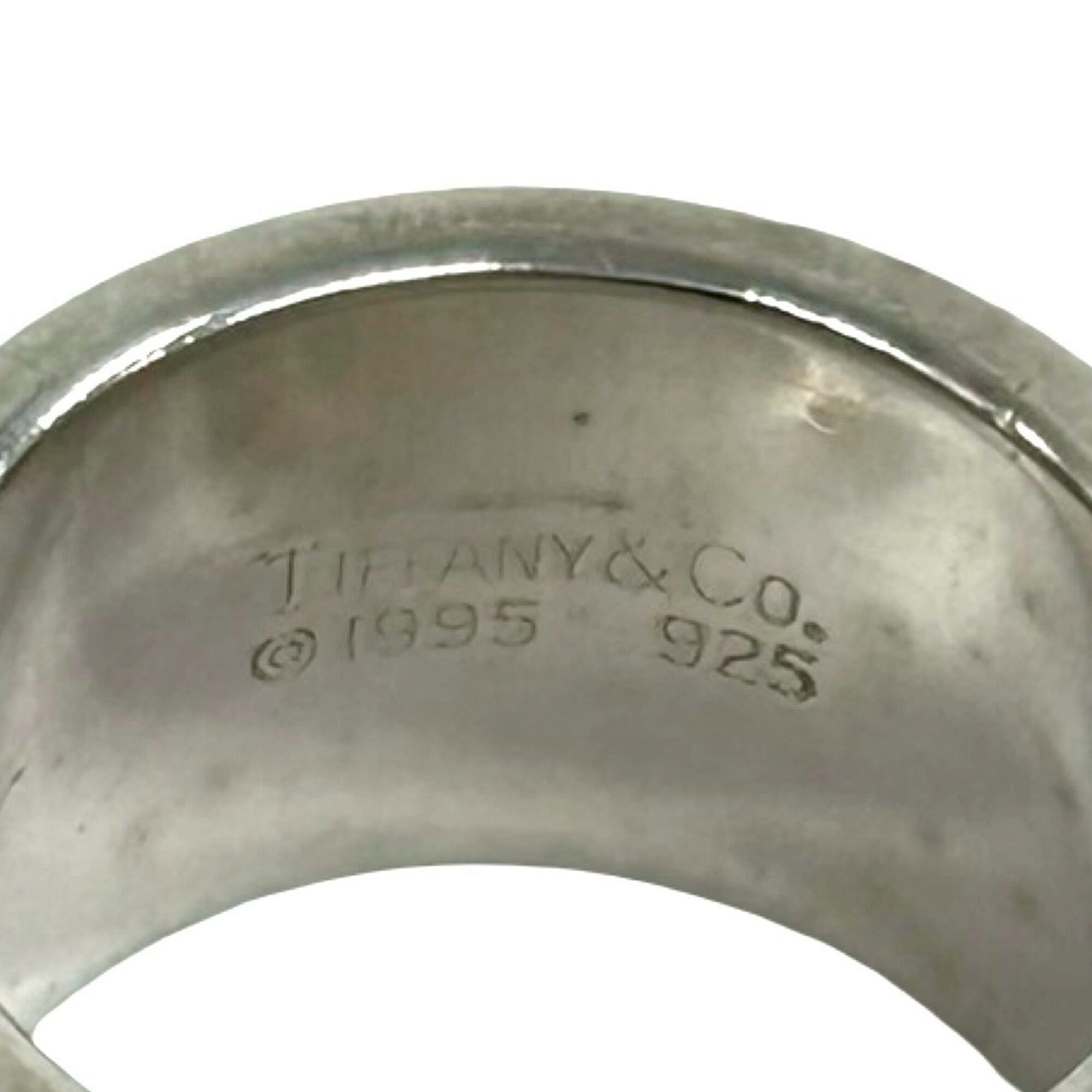 Tiffany Silver Silver 925 Band Ring (Pre-Owned)