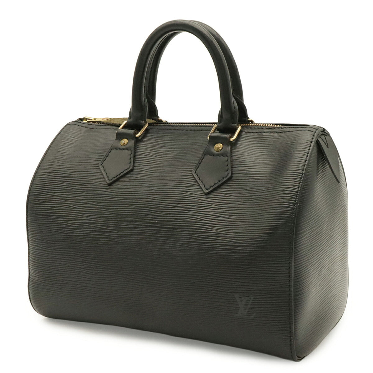 Louis Vuitton Noir Epi Leather Boston Bag Handbag (Pre-Owned)