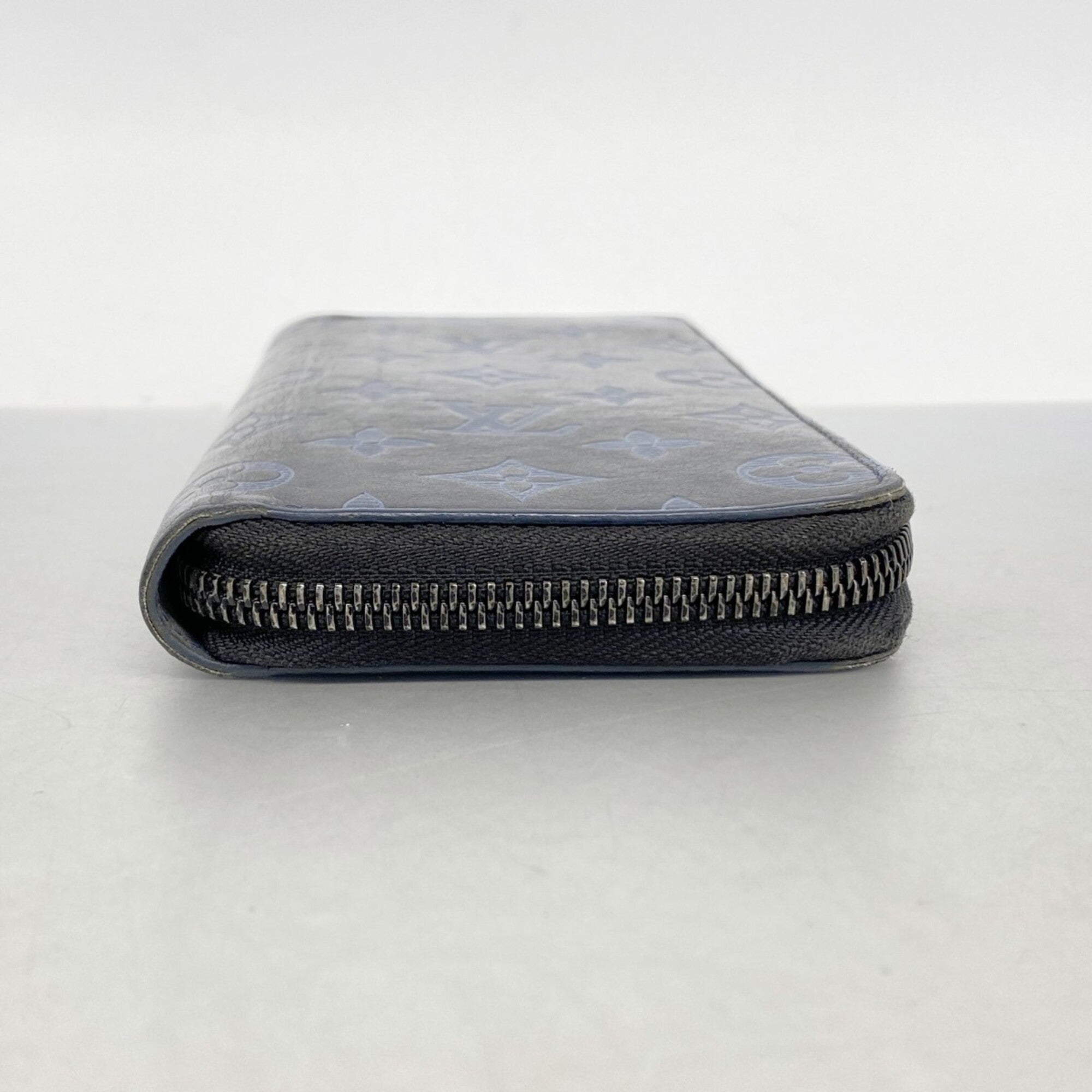 Louis Vuitton Navy Long Wallet (Bi-Fold) (Pre-Owned)