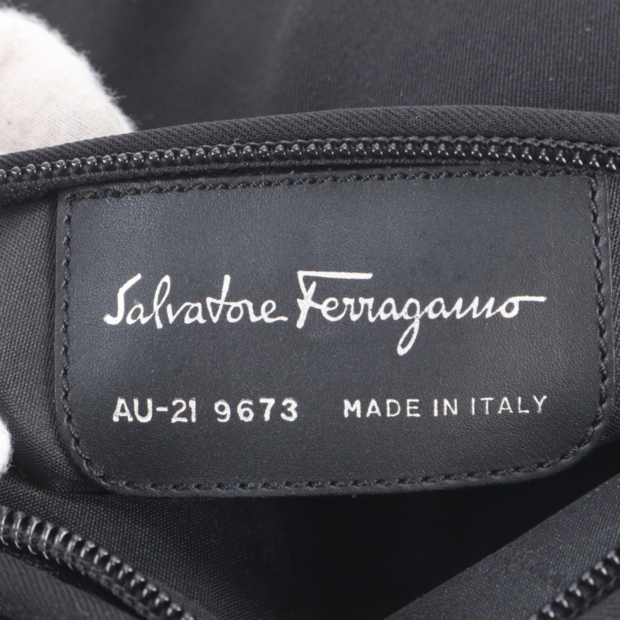 Salvatore Ferragamo Black Handbag Tote Bag (Pre-Owned)