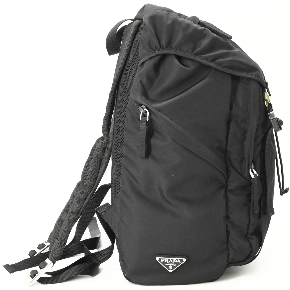 Prada Black Nylon Backpack (Pre-Owned)