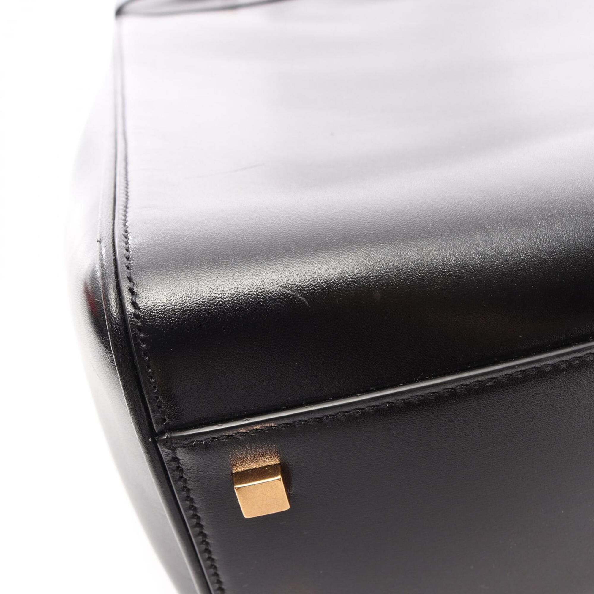 Yves Saint Laurent Black Leather Tote Bag (Pre-Owned)