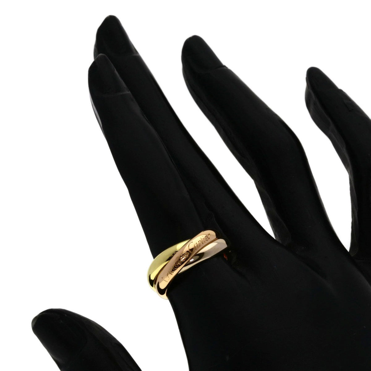 Cartier Trinity Yellow Gold (18K) Pink Gold (18K) White Gold (18K) Band Ring (Pre-Owned)