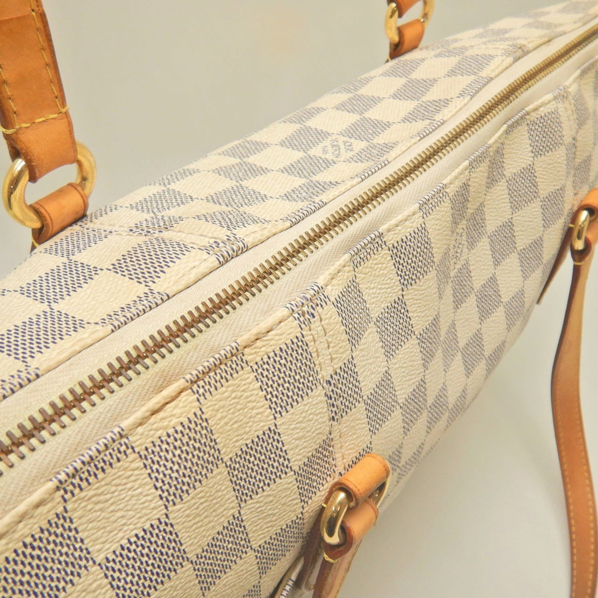 Louis Vuitton Azur White Damier Azur Tote Bag (Pre-Owned)