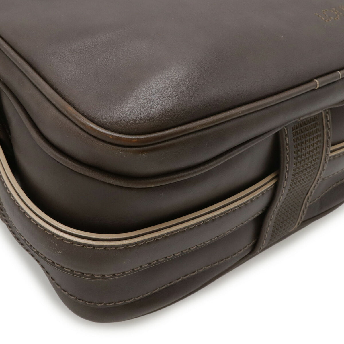 Louis Vuitton Brown Leather Shoulder Bag (Pre-Owned)