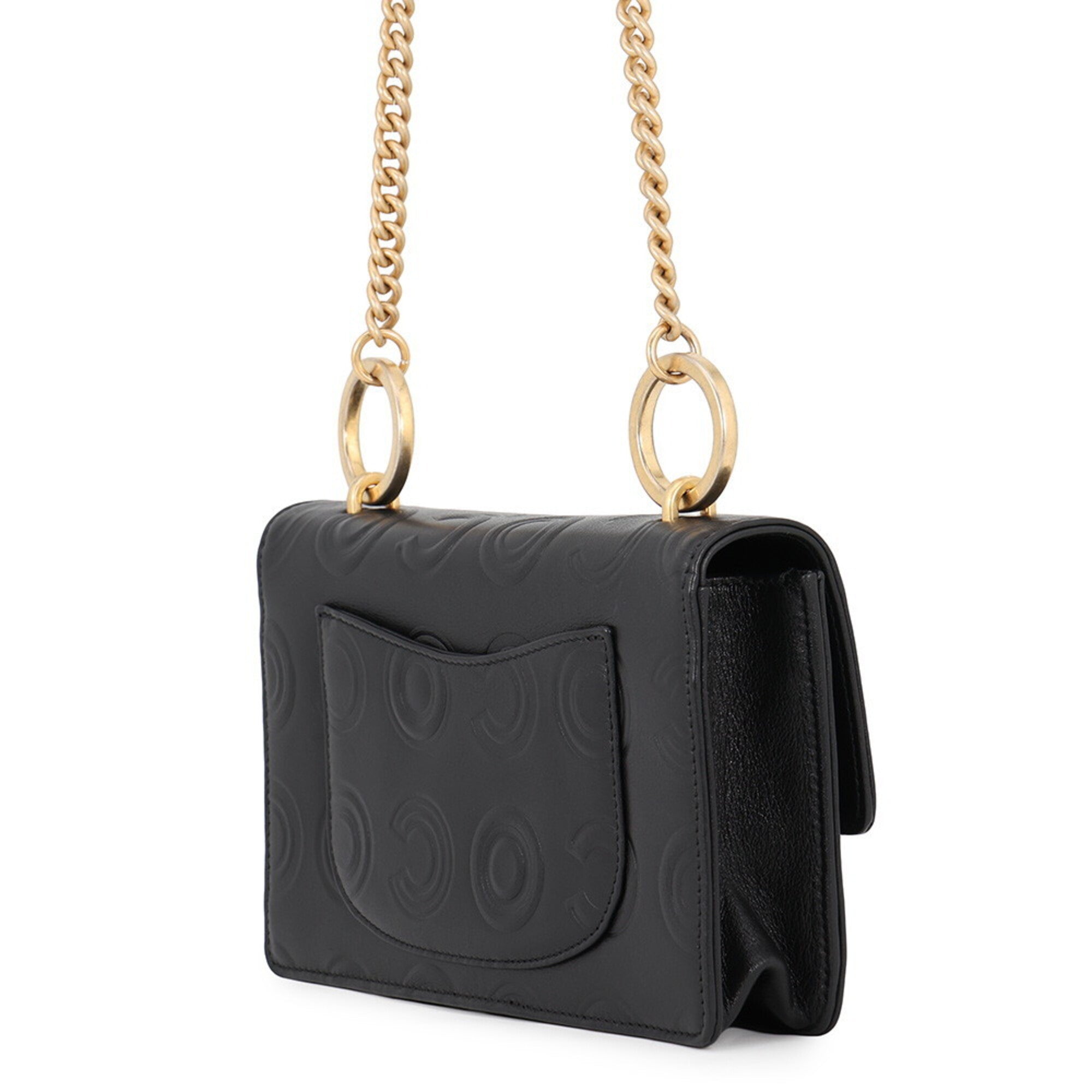 Chanel Black Leather Shoulder Bag (Pre-Owned)
