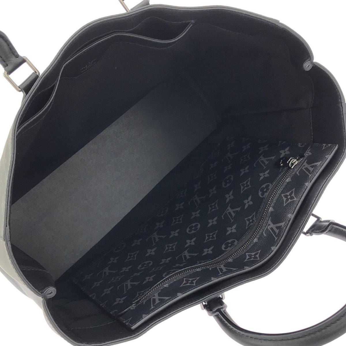 Louis Vuitton Black Monogram Eclipse Monogram Eclipse Coated Canvas Handbag (Pre-Owned)