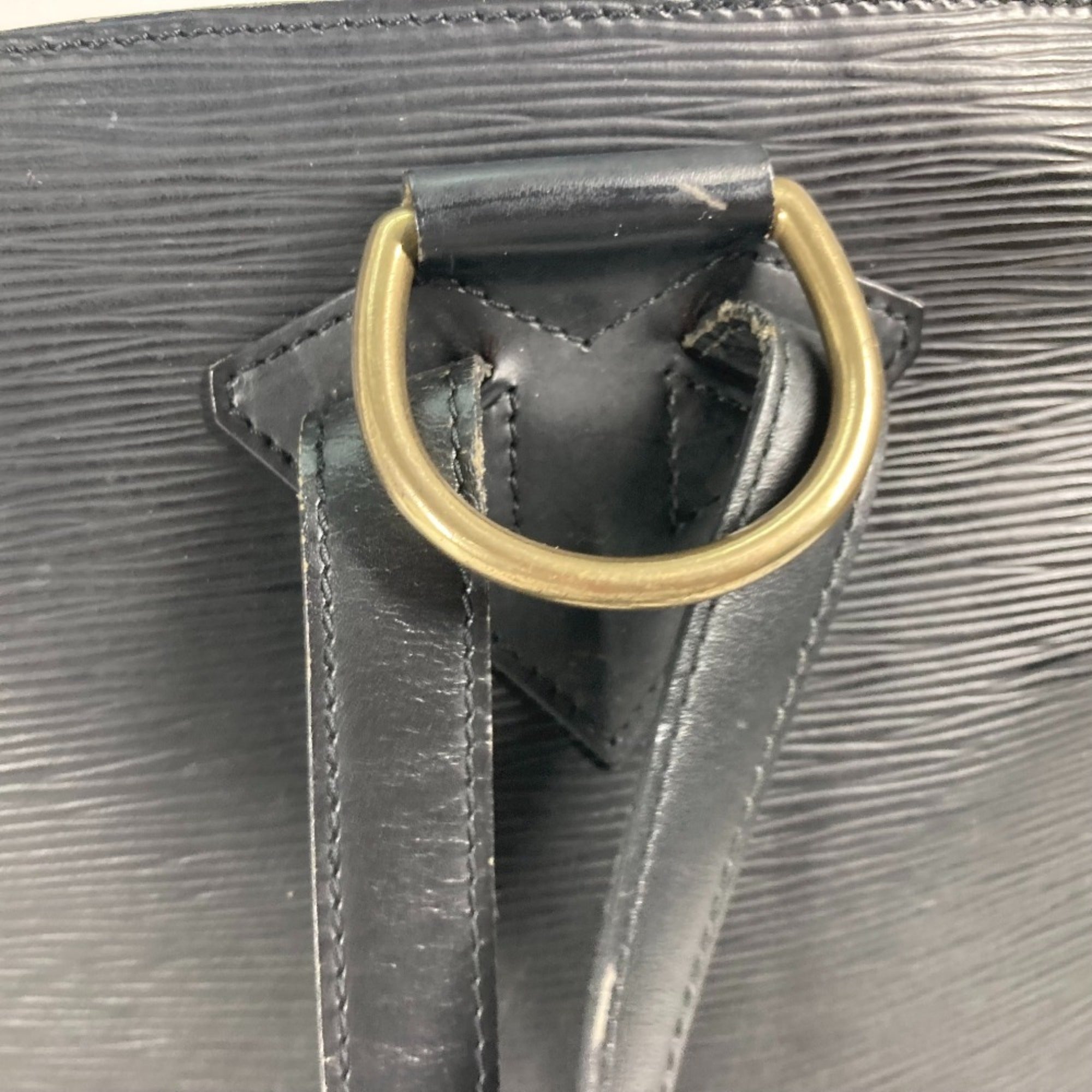 Louis Vuitton Black Galle Noir Epi Leather Backpack (Pre-Owned)