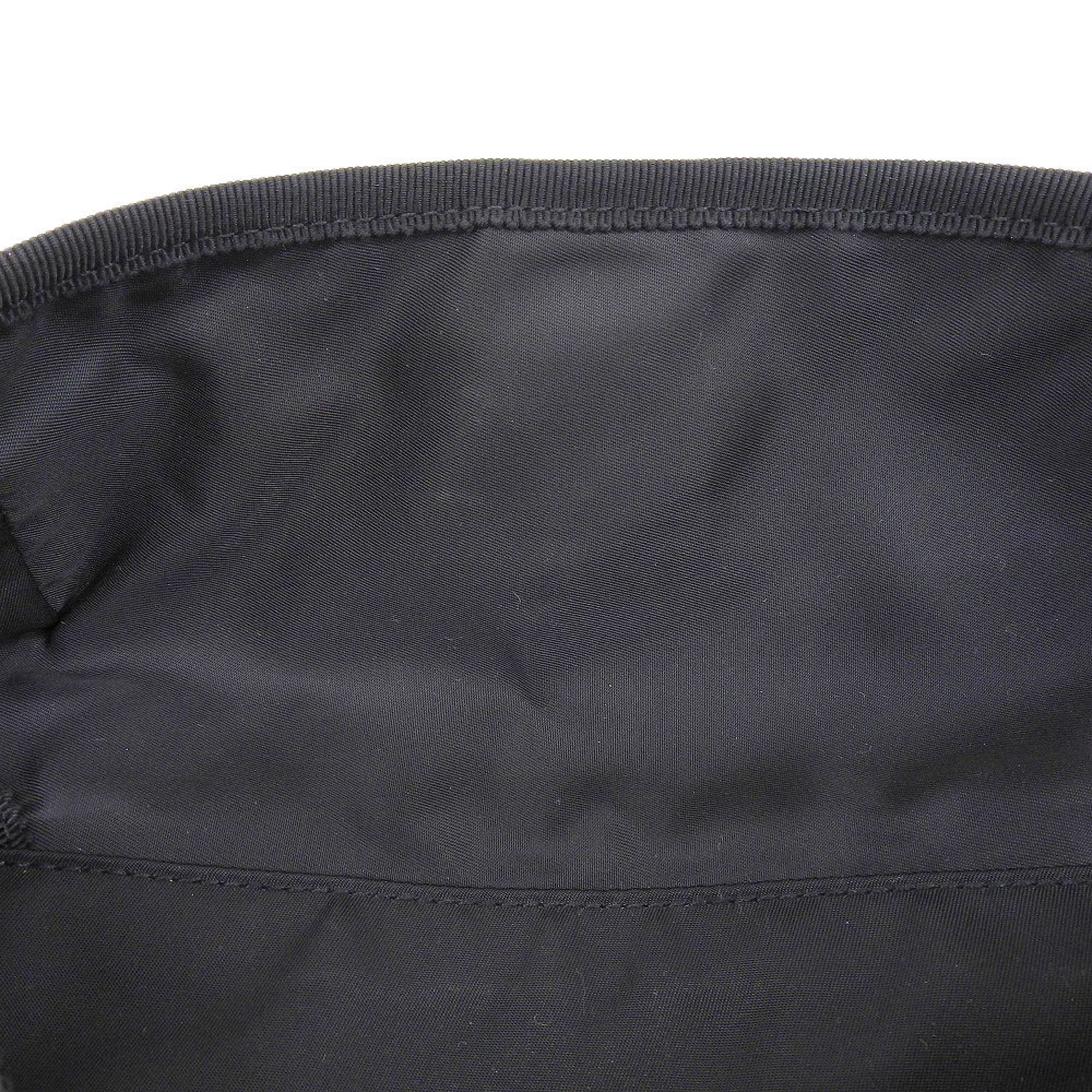 Gucci Black Nylon Leather Backpack (Pre-Owned)