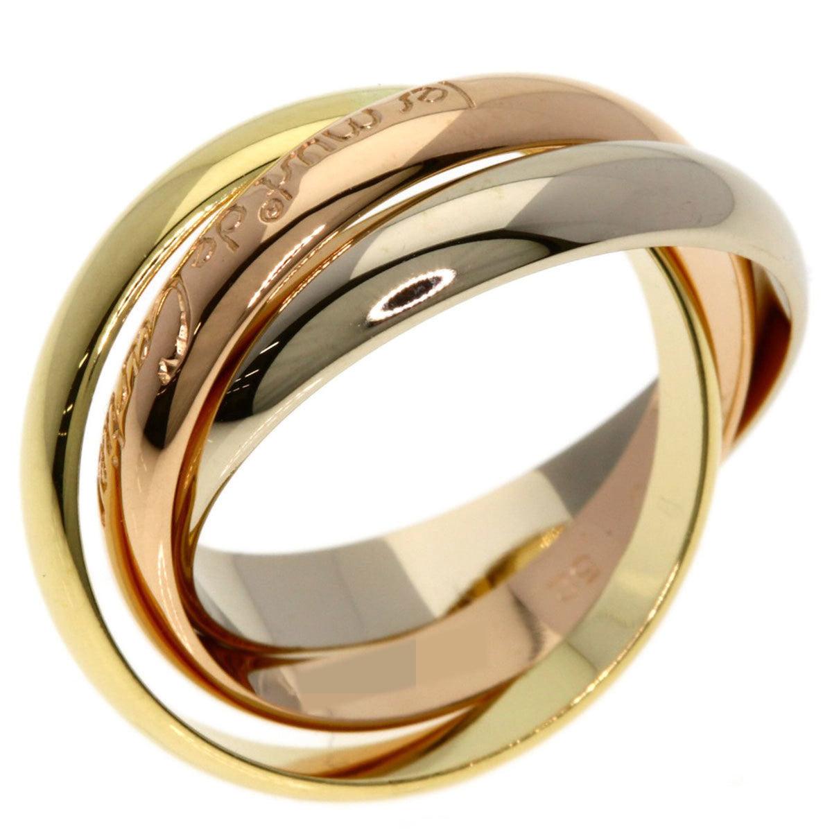 Cartier Yellow Gold (18K) Pink Gold (18K) White Gold (18K) Band Ring (Pre-Owned)