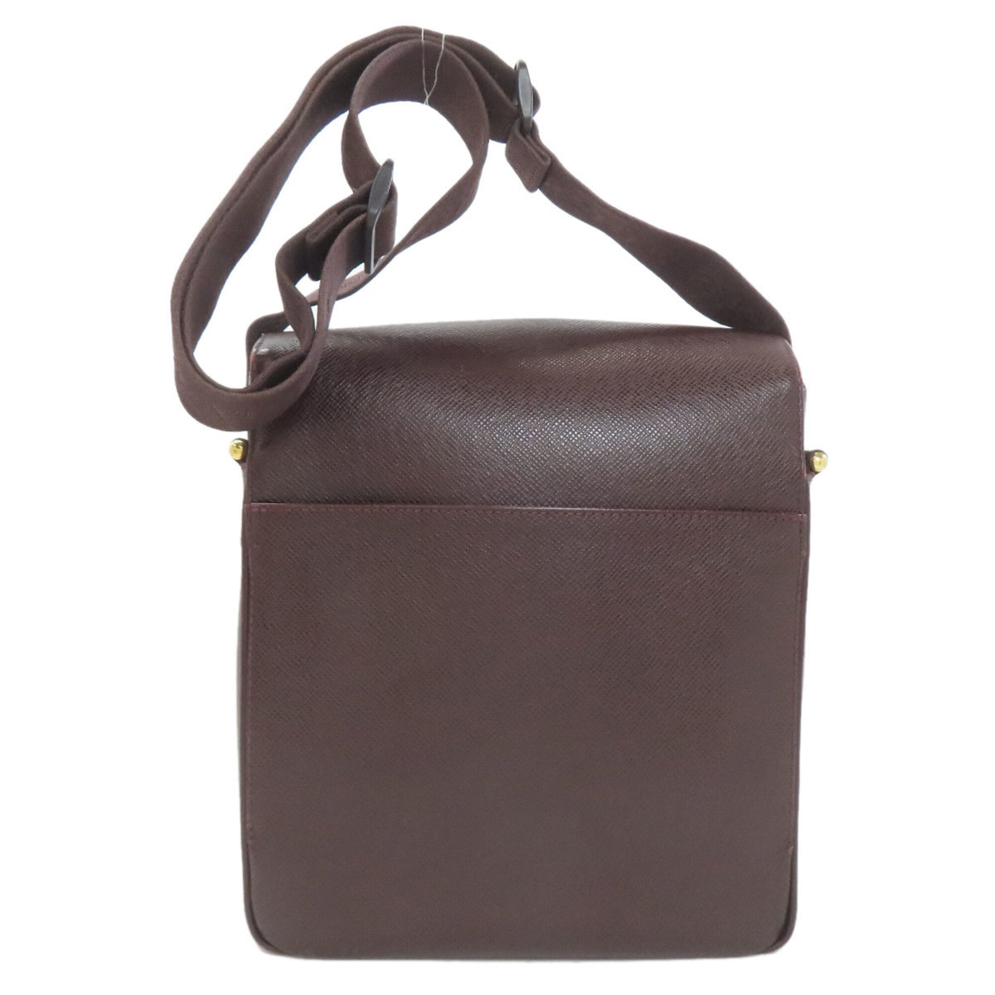 Louis Vuitton Acajou Taiga Leather Leather Shoulder Bag (Pre-Owned)