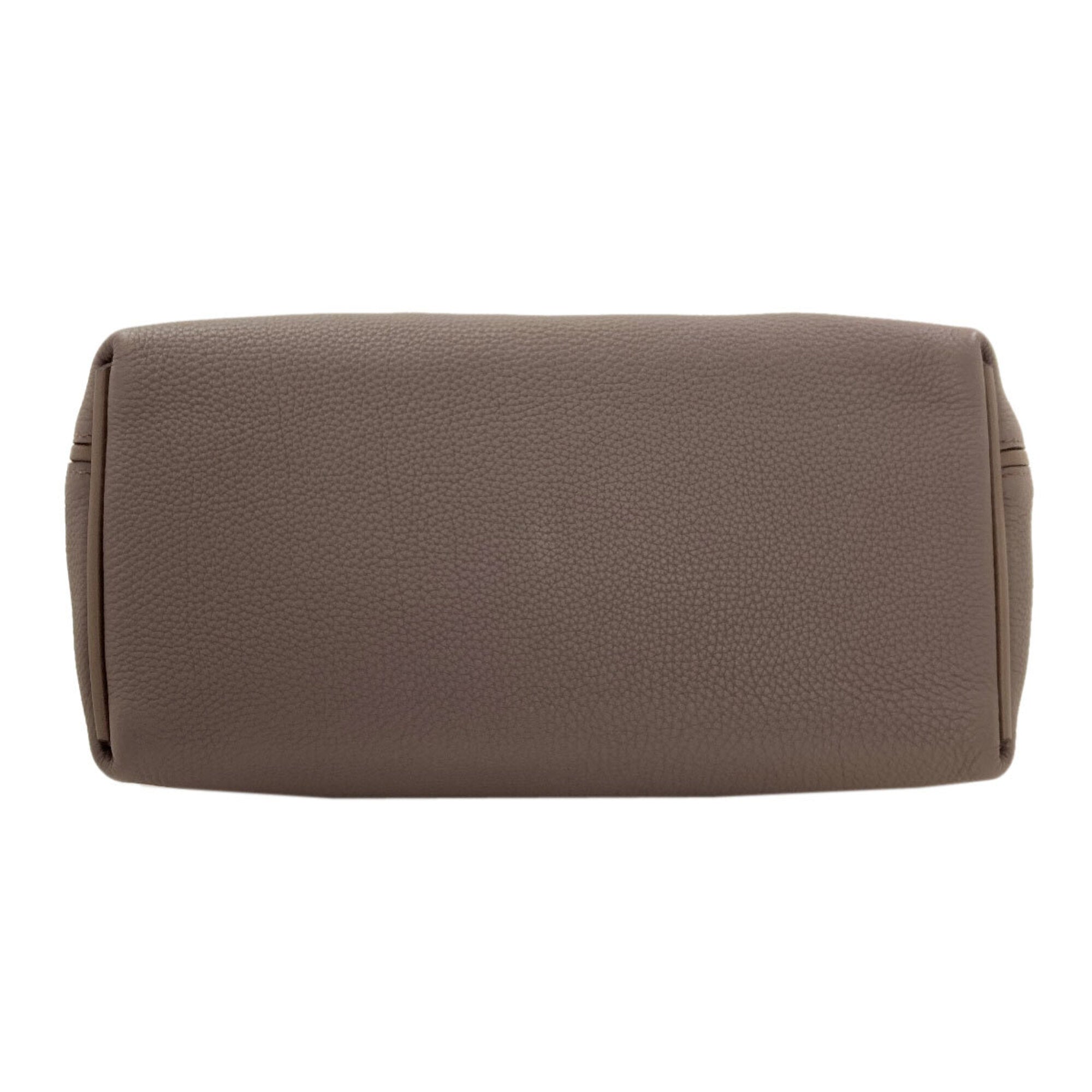 Hermes Etain Togo Leather Handbag (Pre-Owned)
