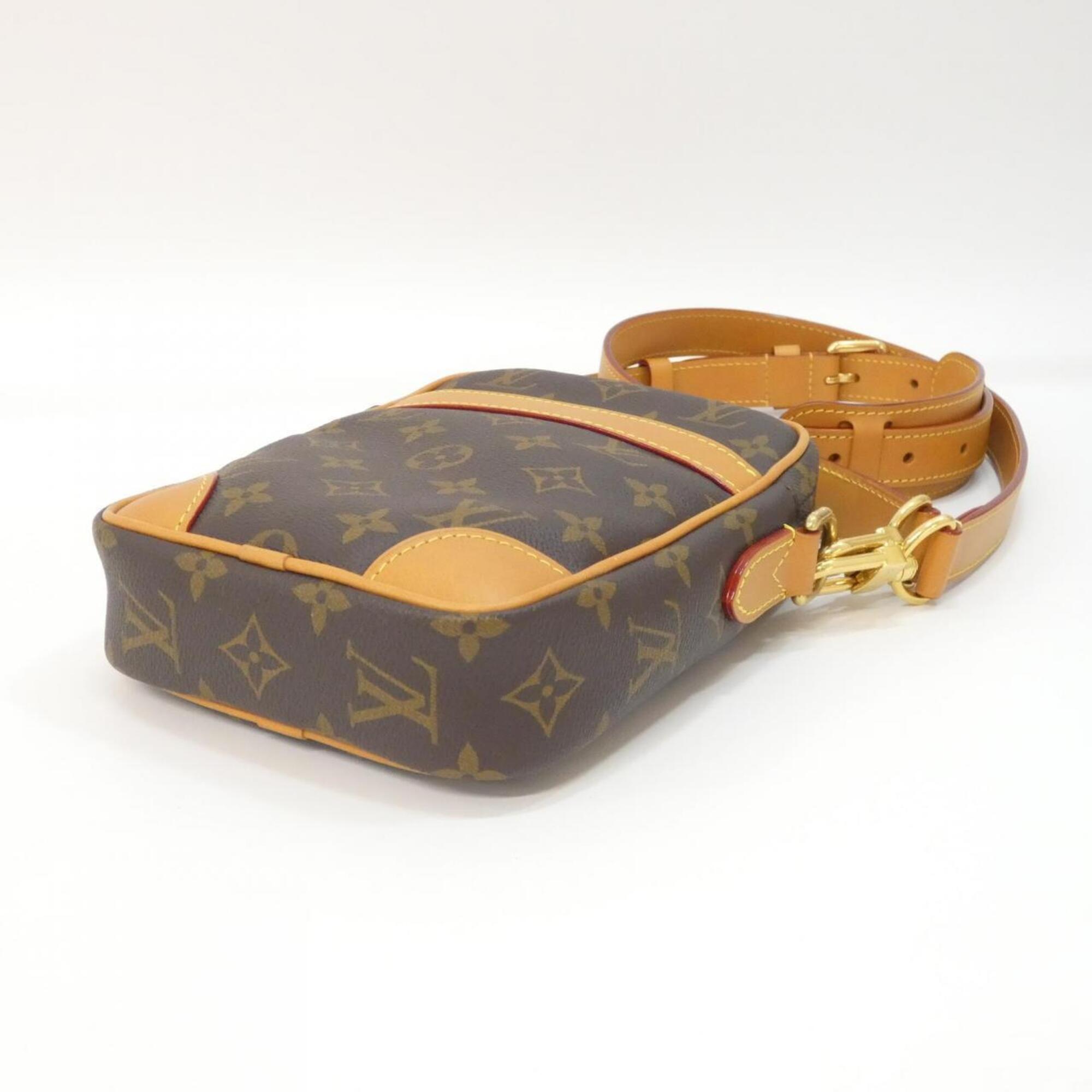 Louis Vuitton Monogram Marron Coated Canvas Handbag (Pre-Owned)