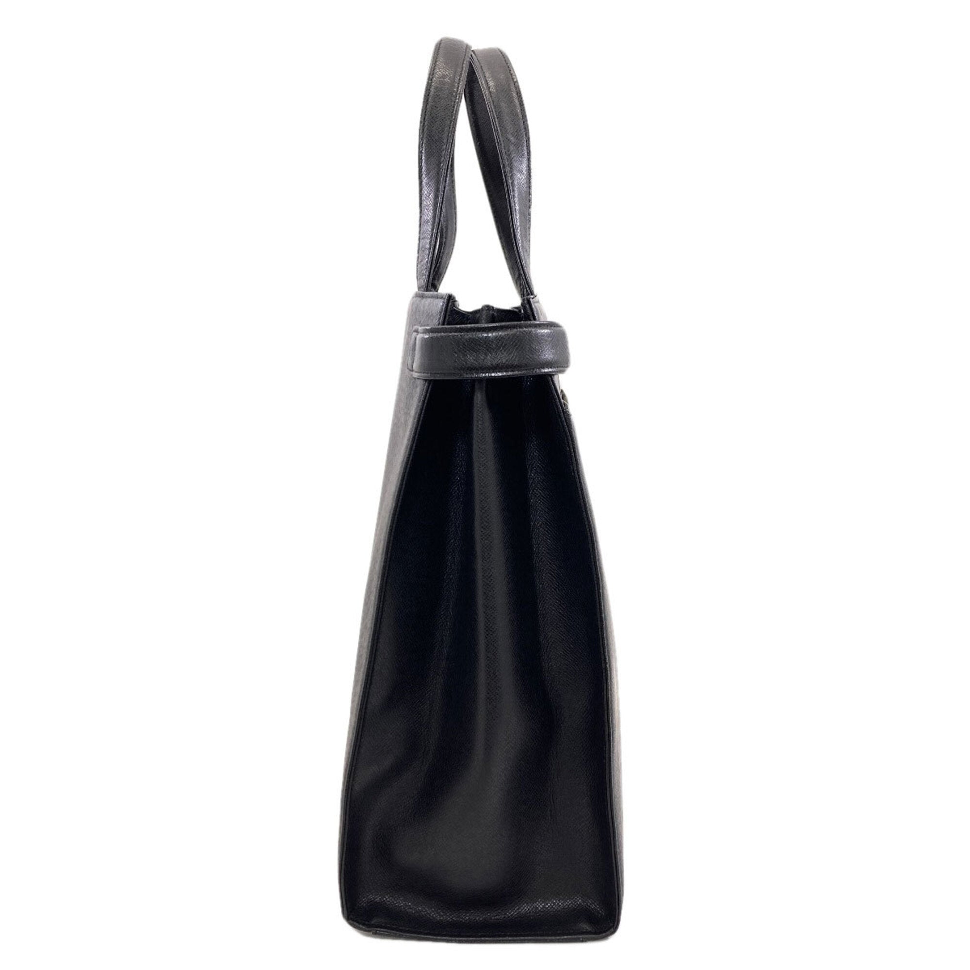 Burberry Black Pvc Leather Handbag (Pre-Owned)